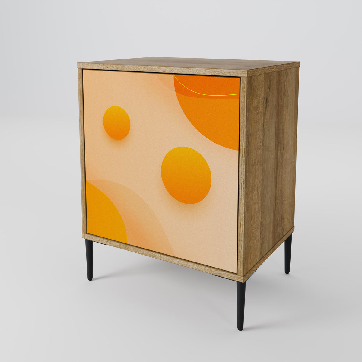 ORANGE ARRANGEMENT Skänk med en dörr