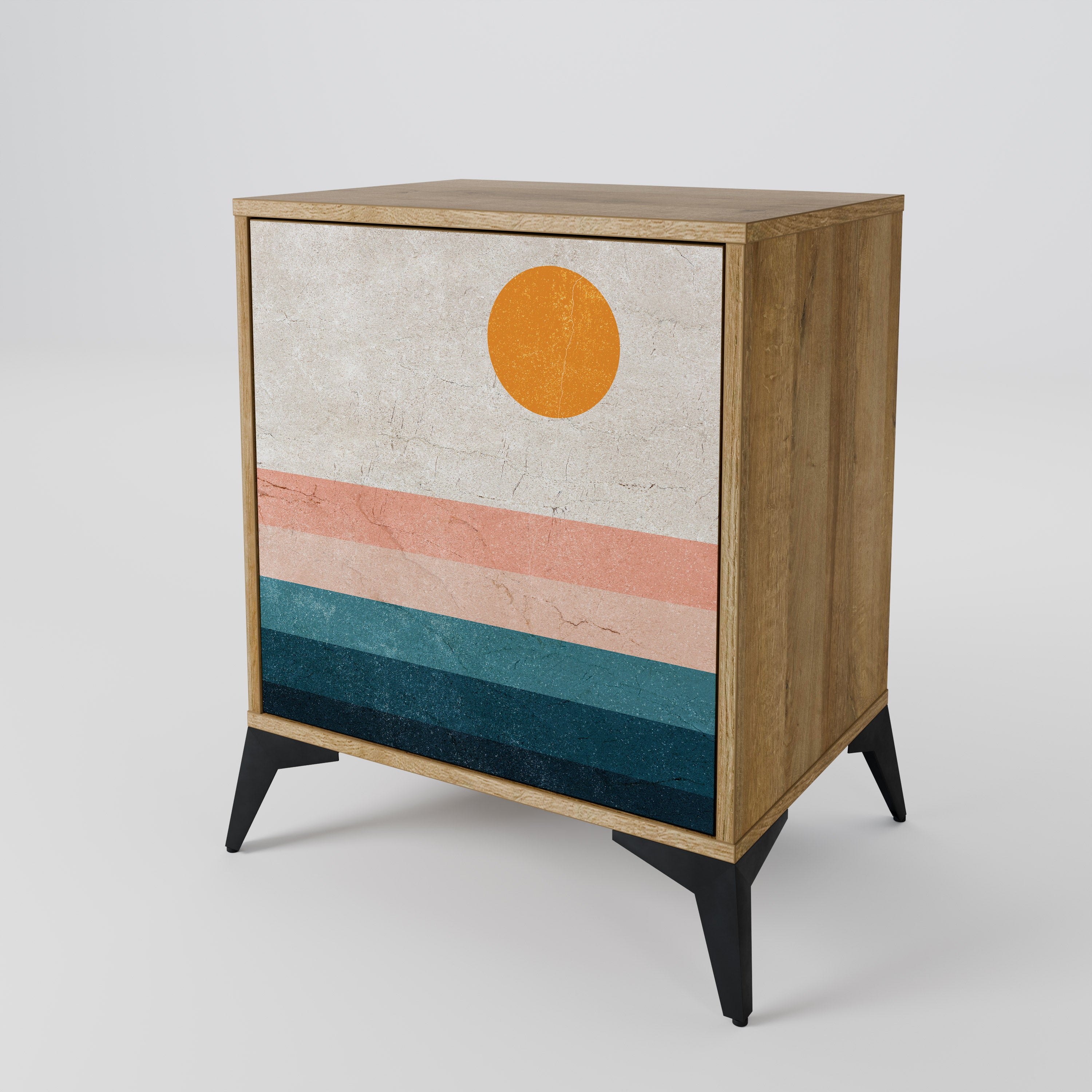 TWO HALVES 1-Door Sideboard