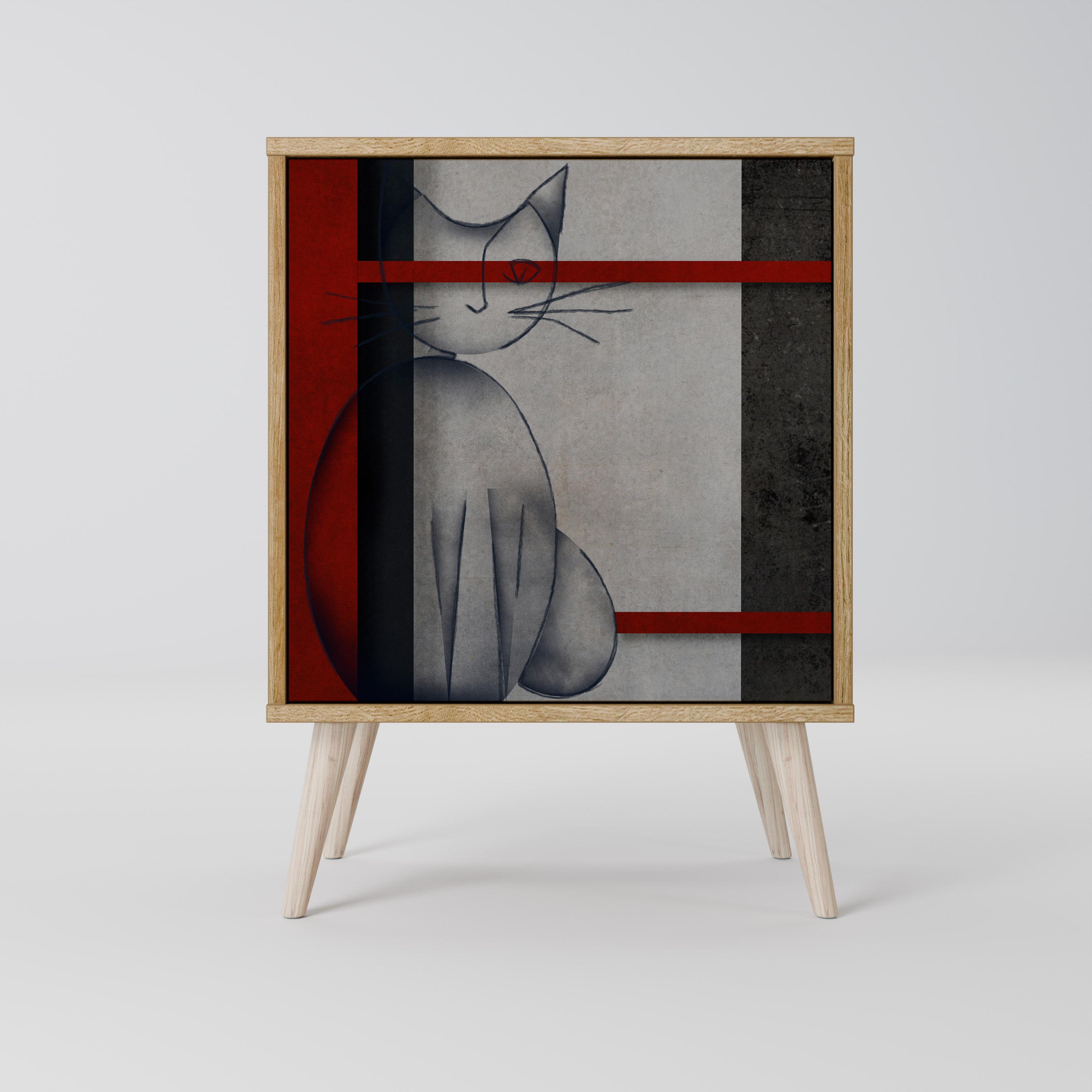 GRAY FIGURES Skänk med en dörr