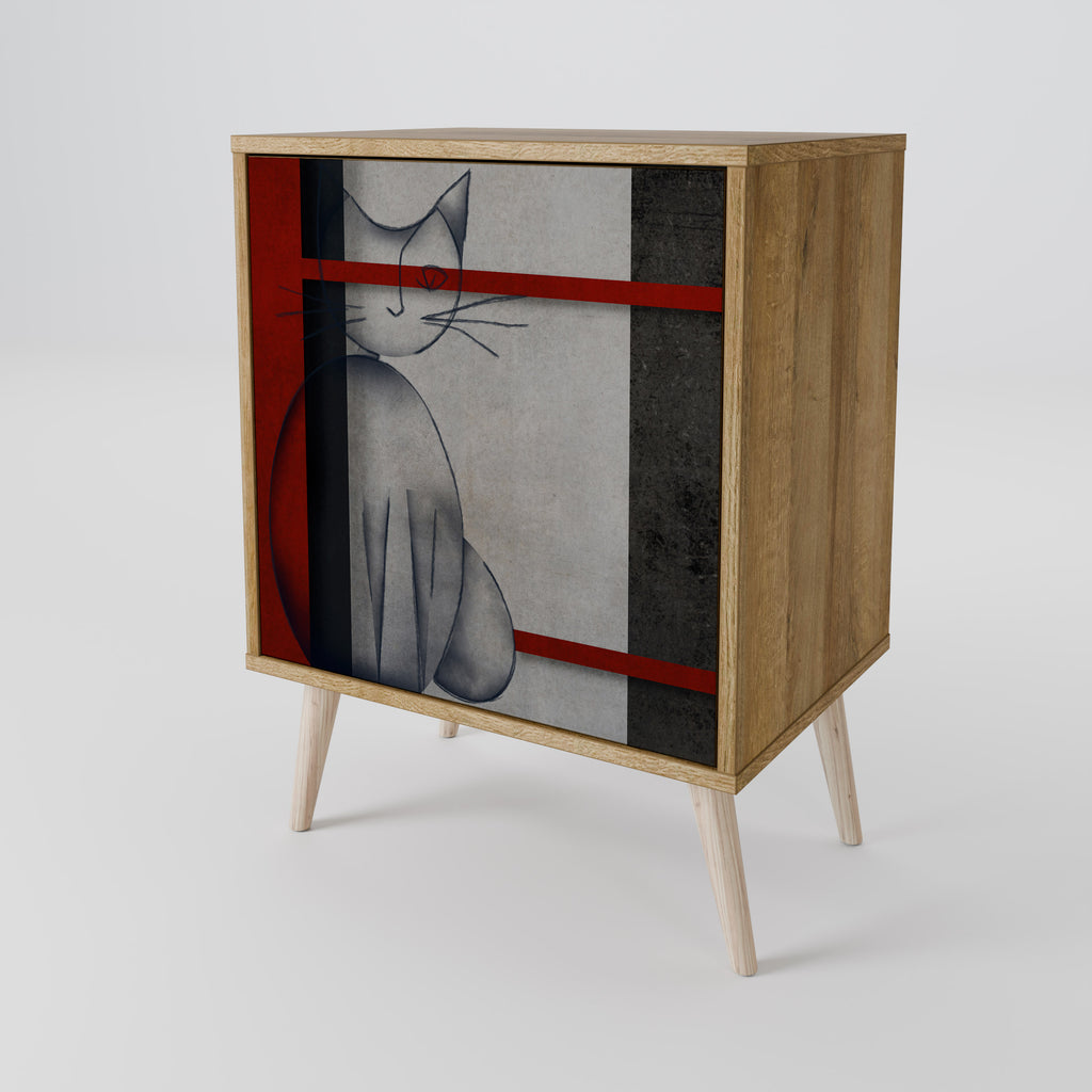 GRAY FIGURES Skänk med en dörr