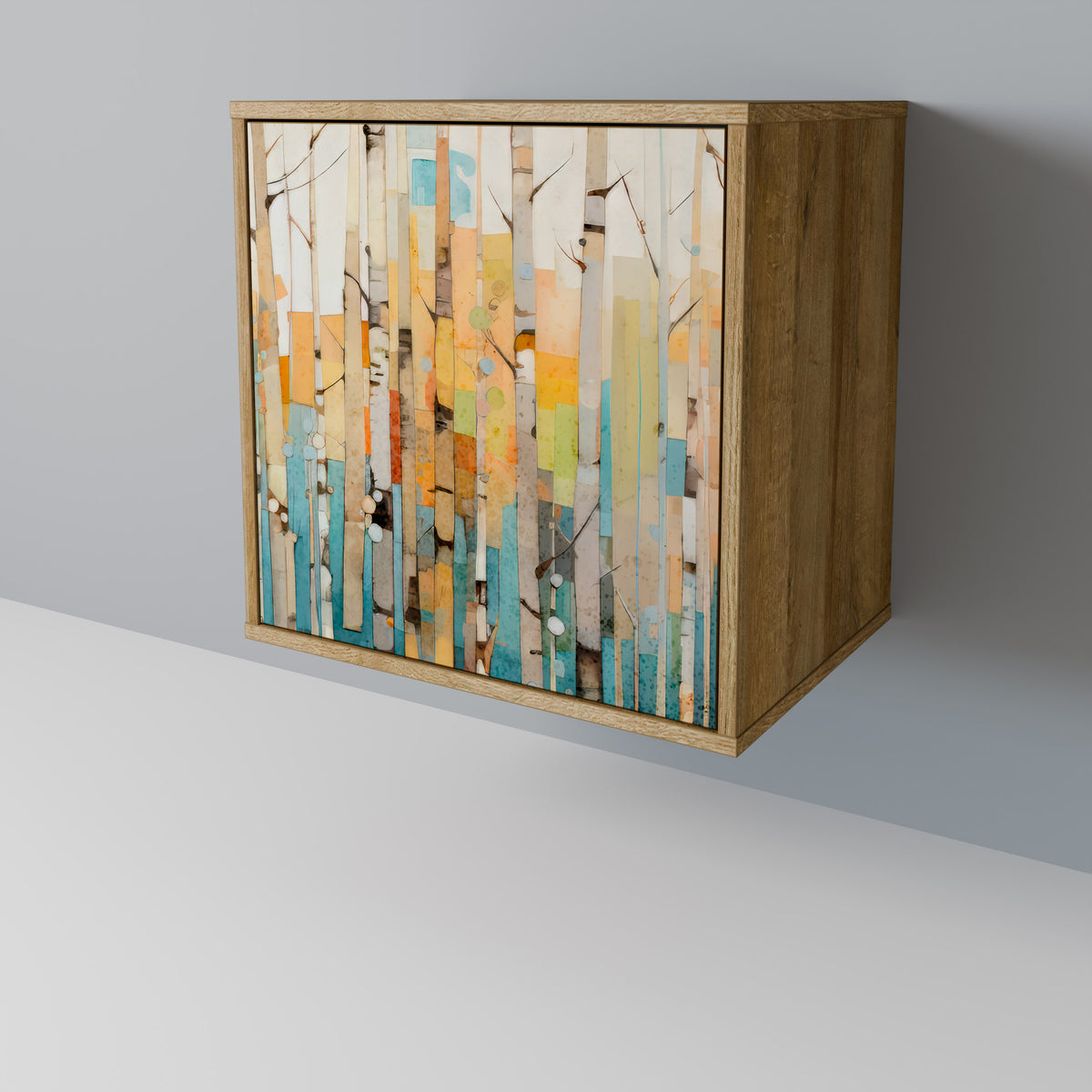 BIRCH KALEIDOSCOPE Skänk med en dörr