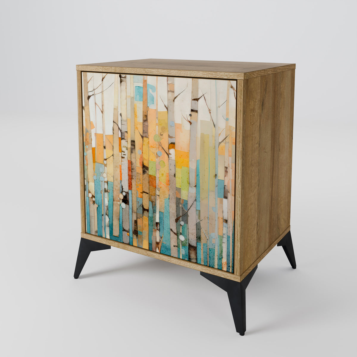 BIRCH KALEIDOSCOPE Skänk med en dörr