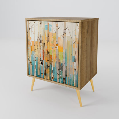 BIRCH KALEIDOSCOPE Skänk med en dörr