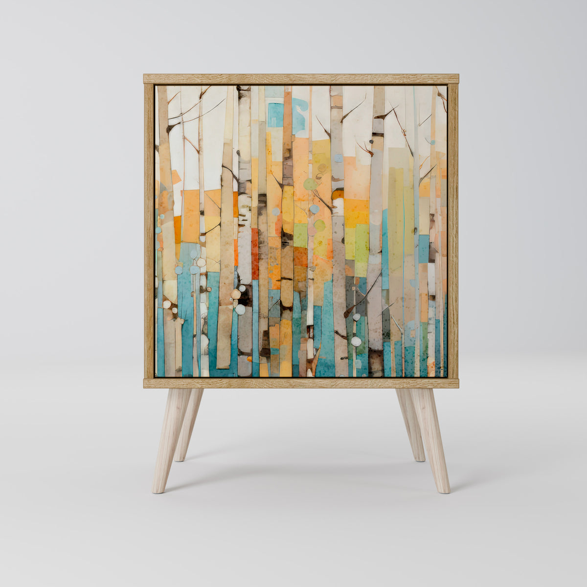BIRCH KALEIDOSCOPE Skänk med en dörr