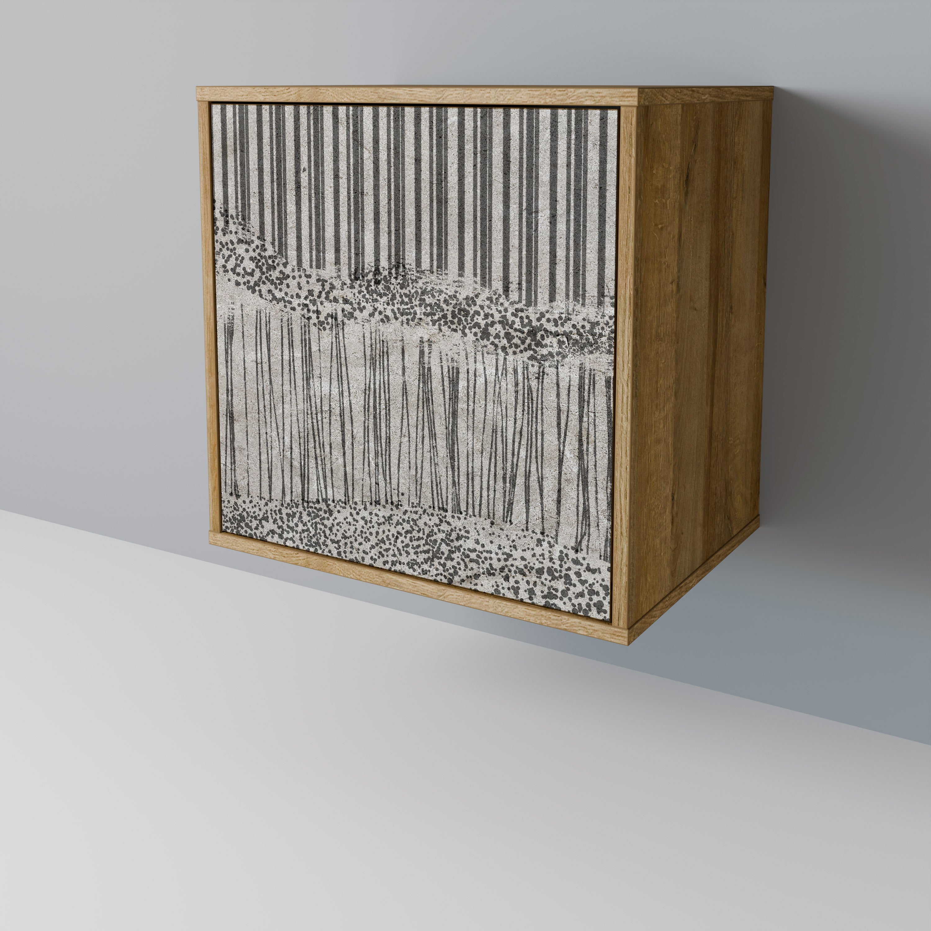 GRAIN LINES 1-Door Sideboard