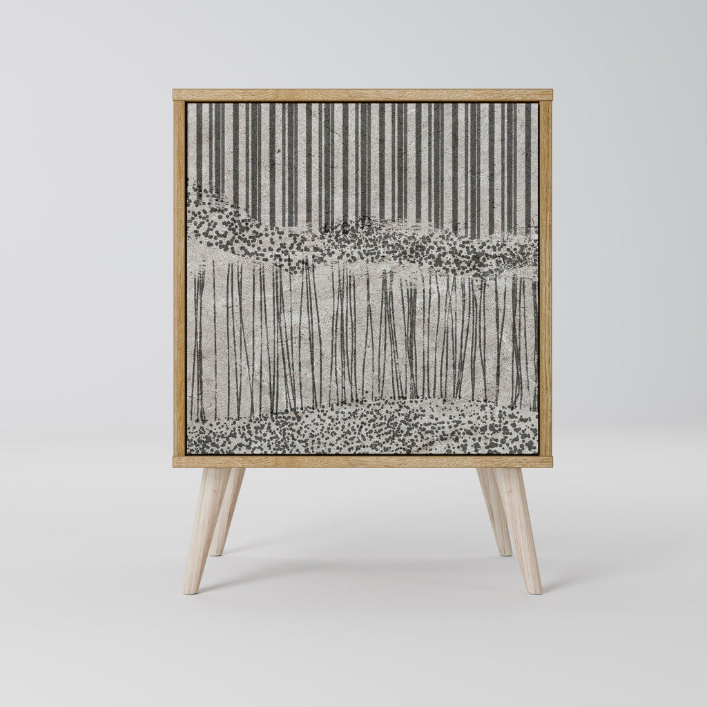 GRAIN LINES 1-Door Sideboard