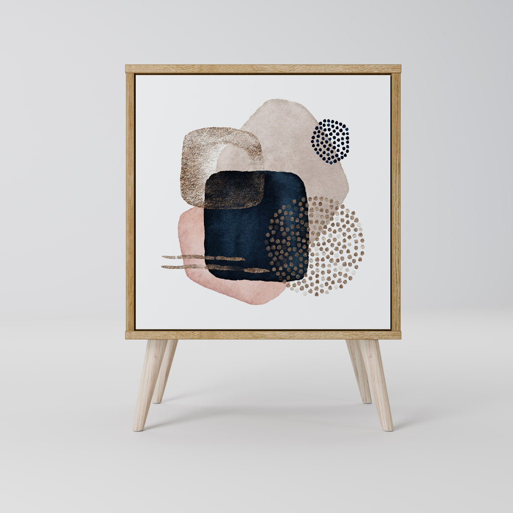 COLORFUL SHAPES Skänk med en dörr