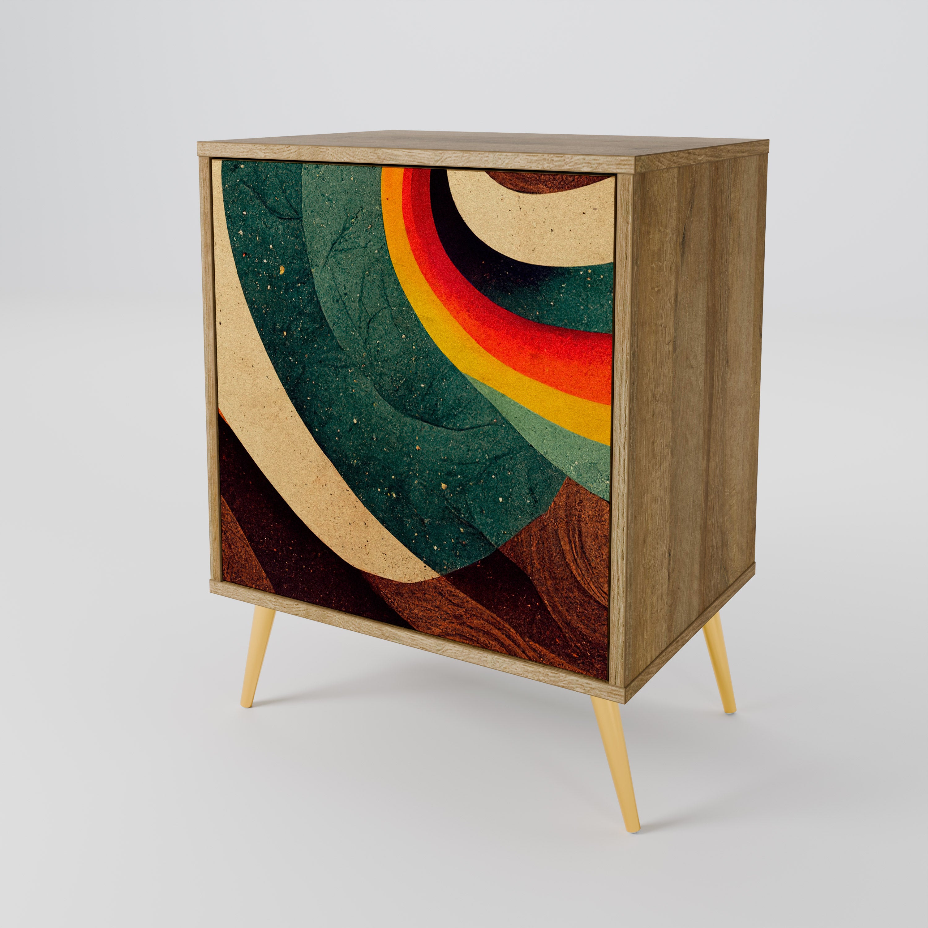COLORFUL STRANDS 1-Door Sideboard