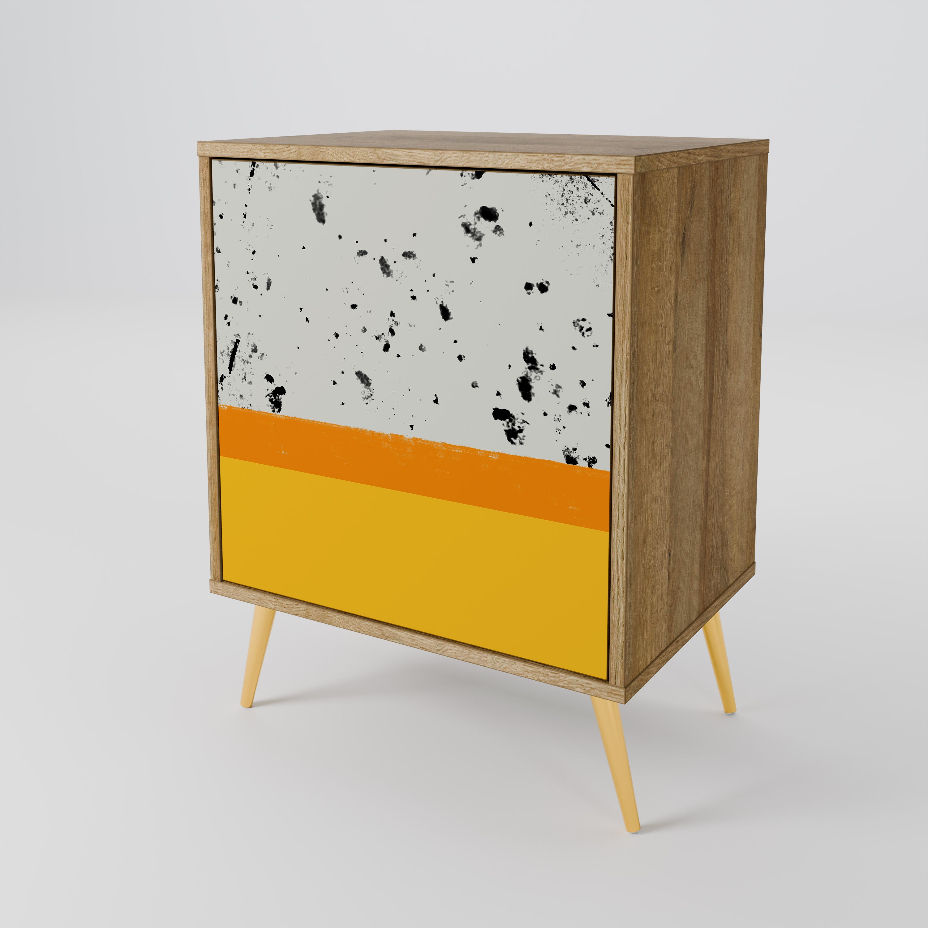 DYED BY ORANGE 1-Door Sideboard