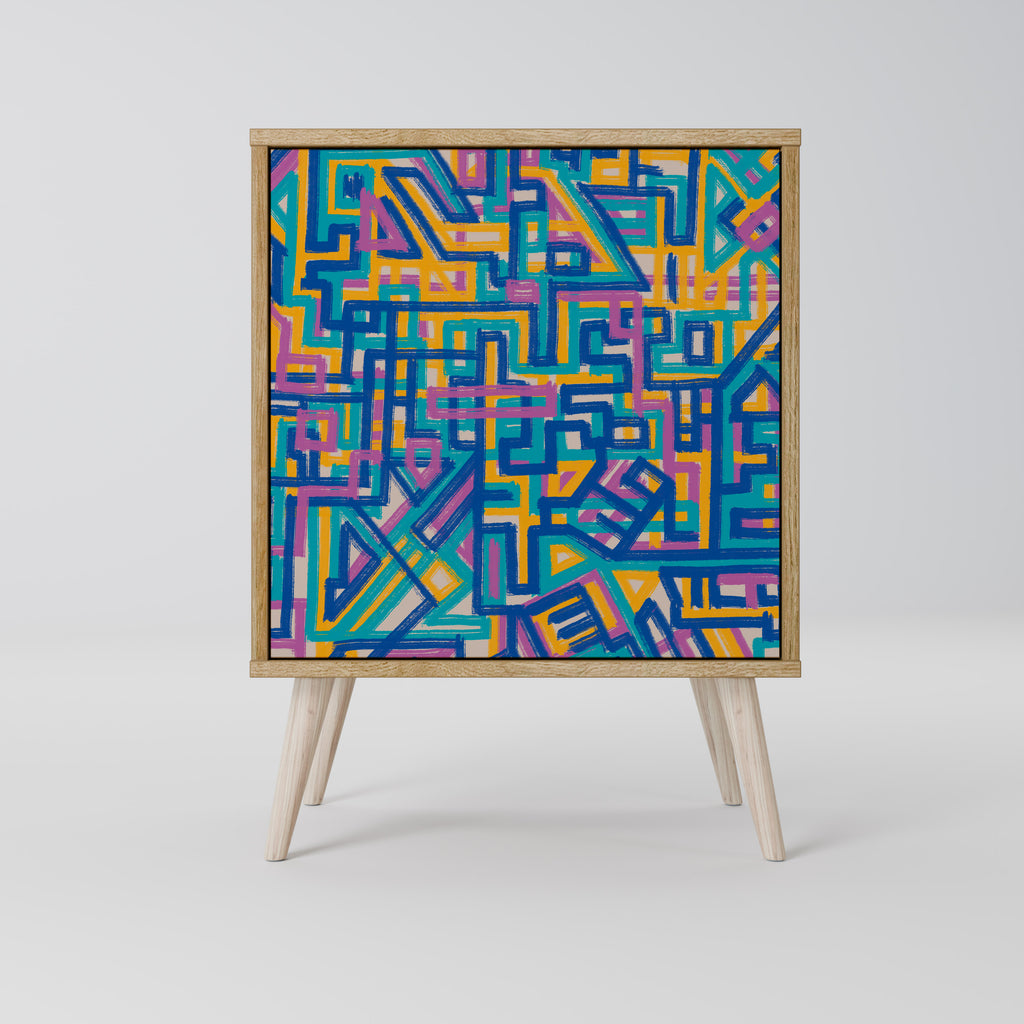 MEMORIES MAP 1-Door Sideboard