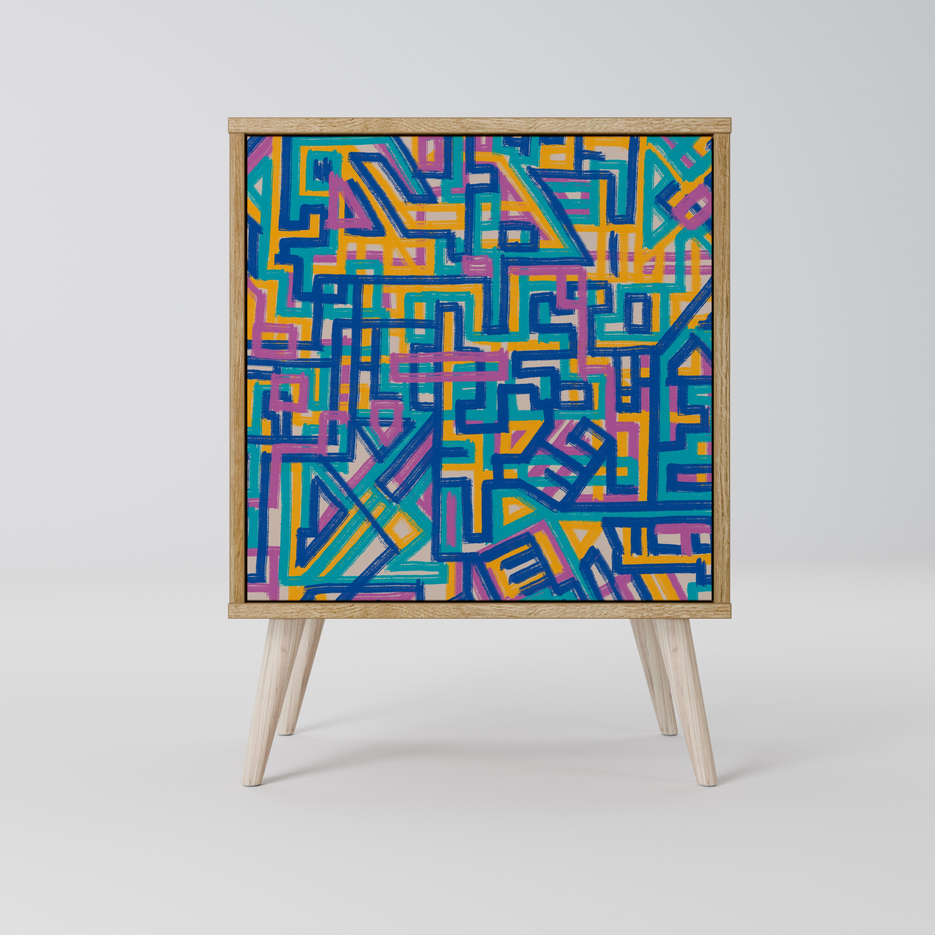 MEMORIES MAP 1-Door Sideboard