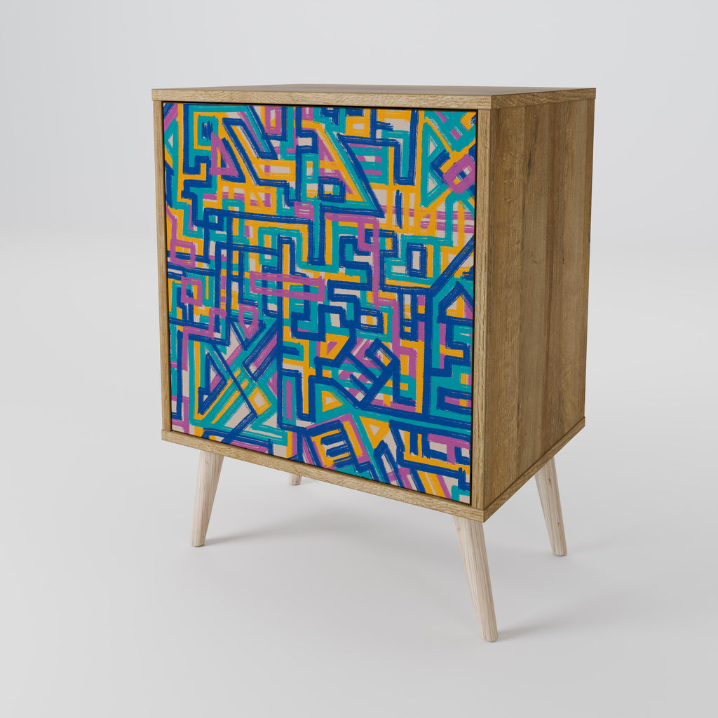 MEMORIES MAP 1-Door Sideboard