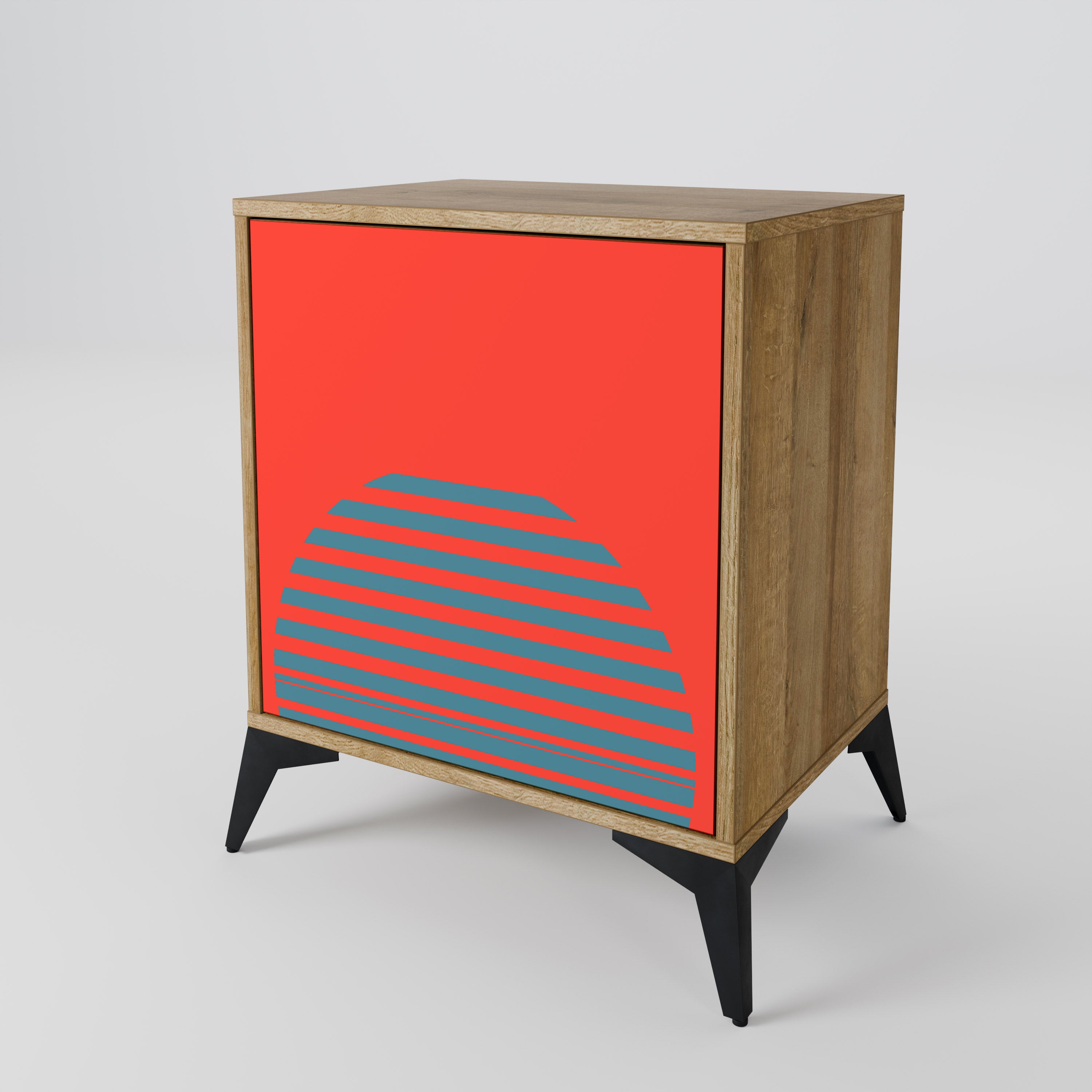 RISING GEOMETRY STARS 1-Door Sideboard