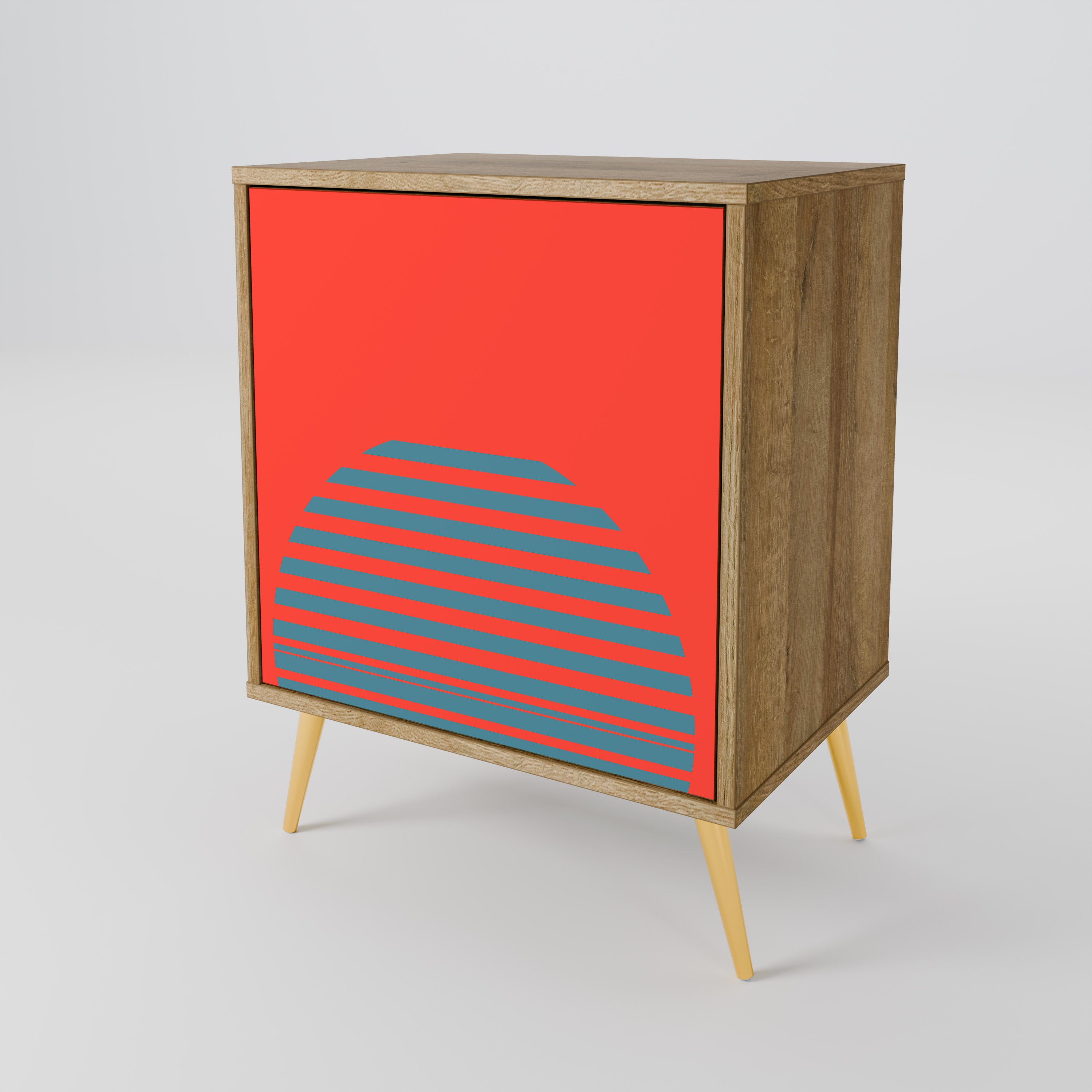 RISING GEOMETRY STARS 1-Door Sideboard