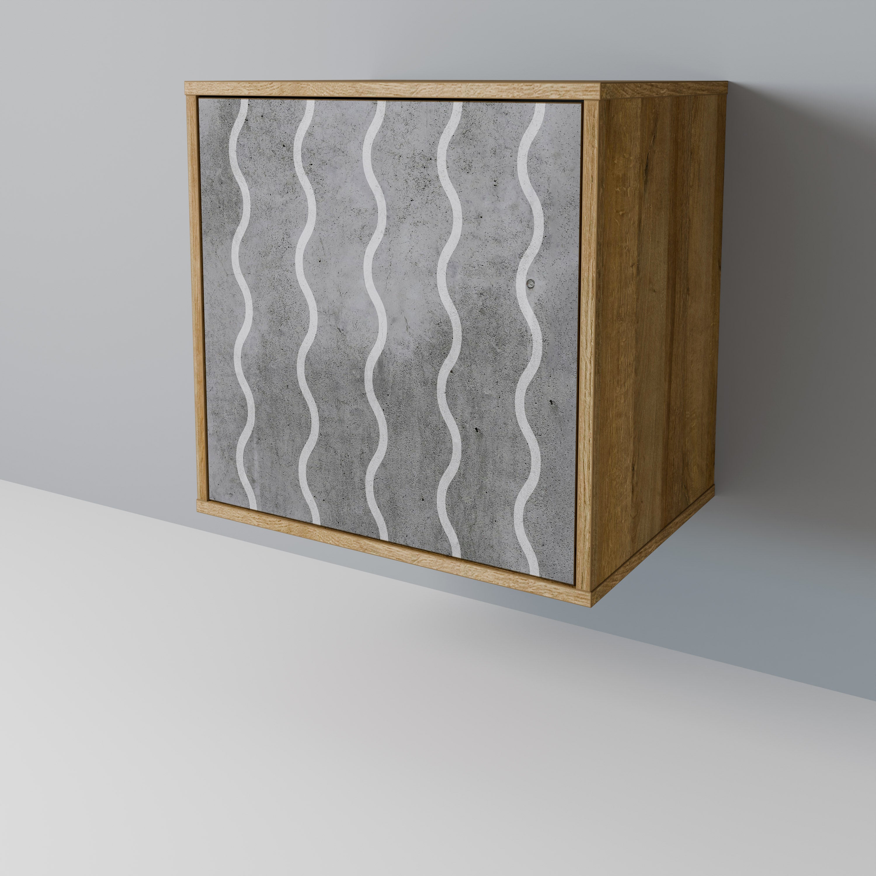 WAVES OF CONCRETE 1-Door Sideboard