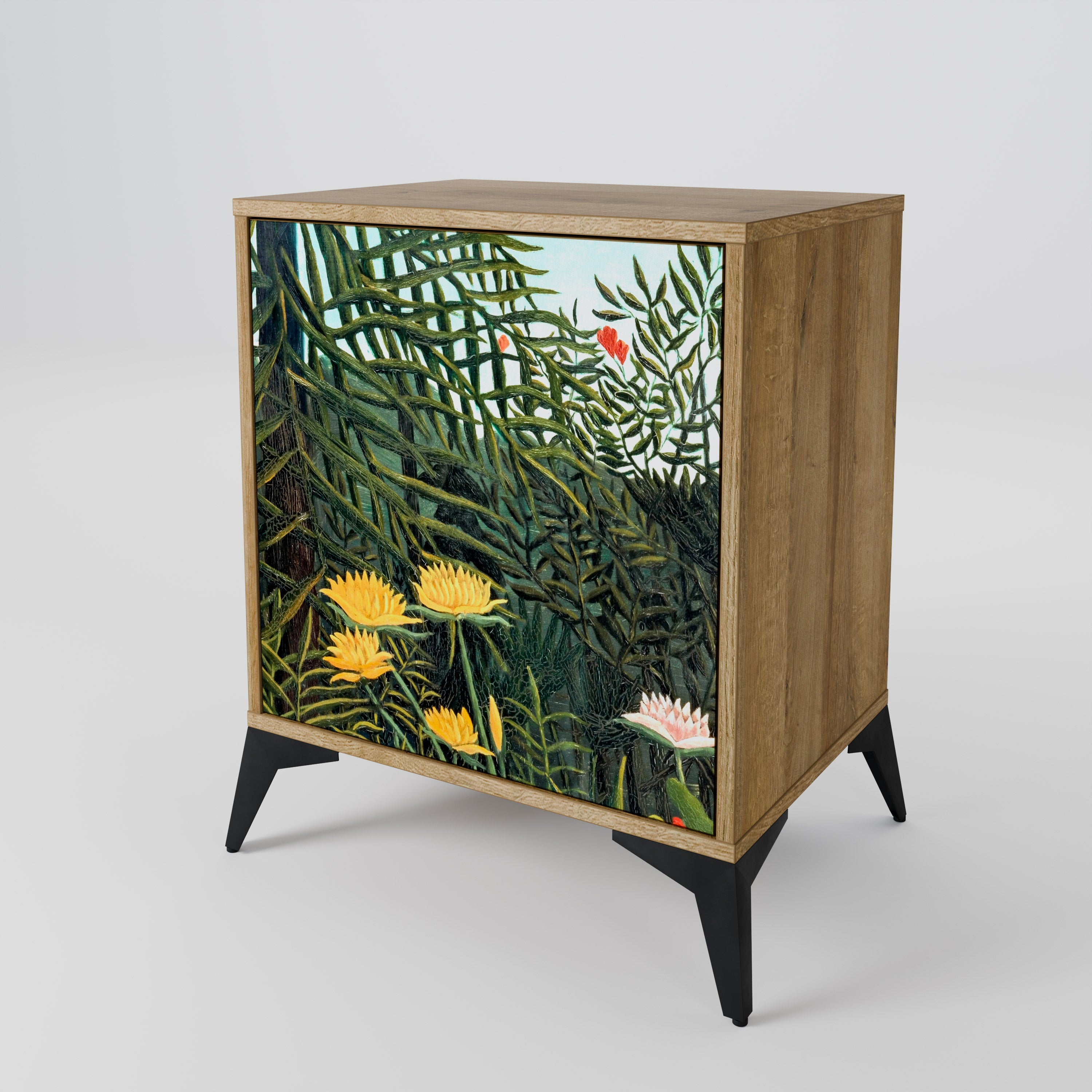 VIRGIN FOREST WITH SUNSET 1-Door Sideboard