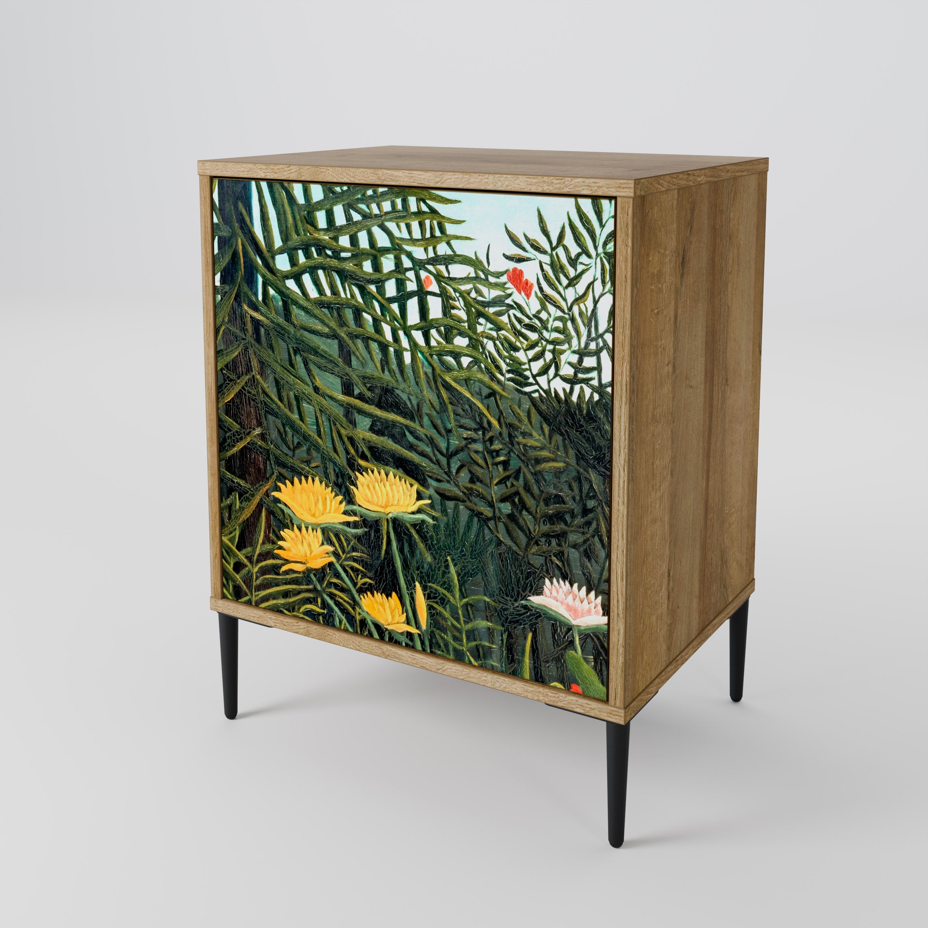 VIRGIN FOREST WITH SUNSET 1-Door Sideboard