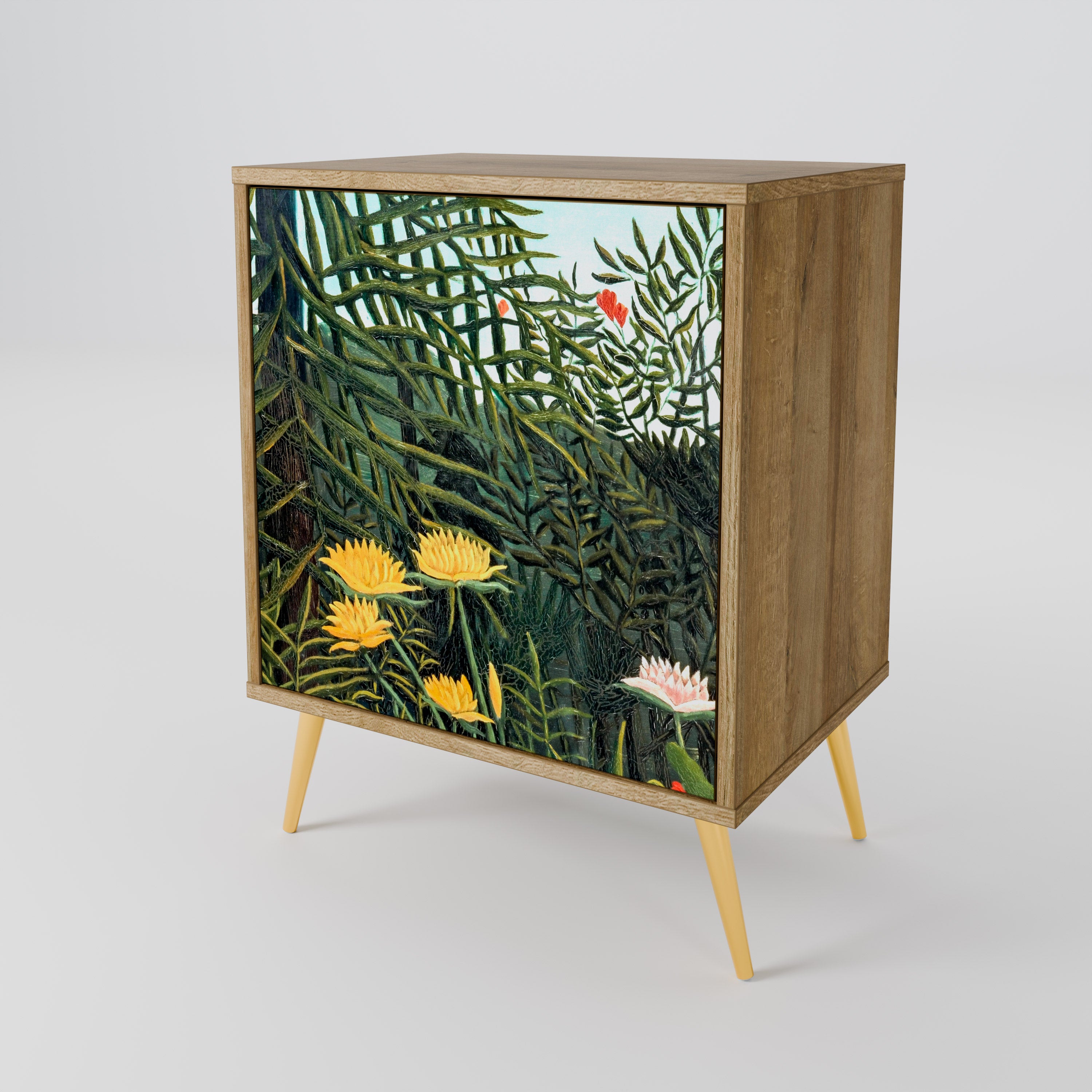 VIRGIN FOREST WITH SUNSET 1-Door Sideboard