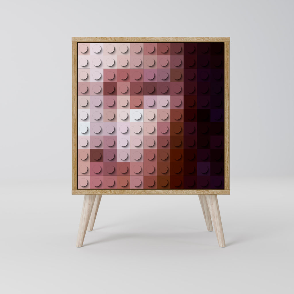 CONSTRUCTIVE ART skänk med 1 dörr