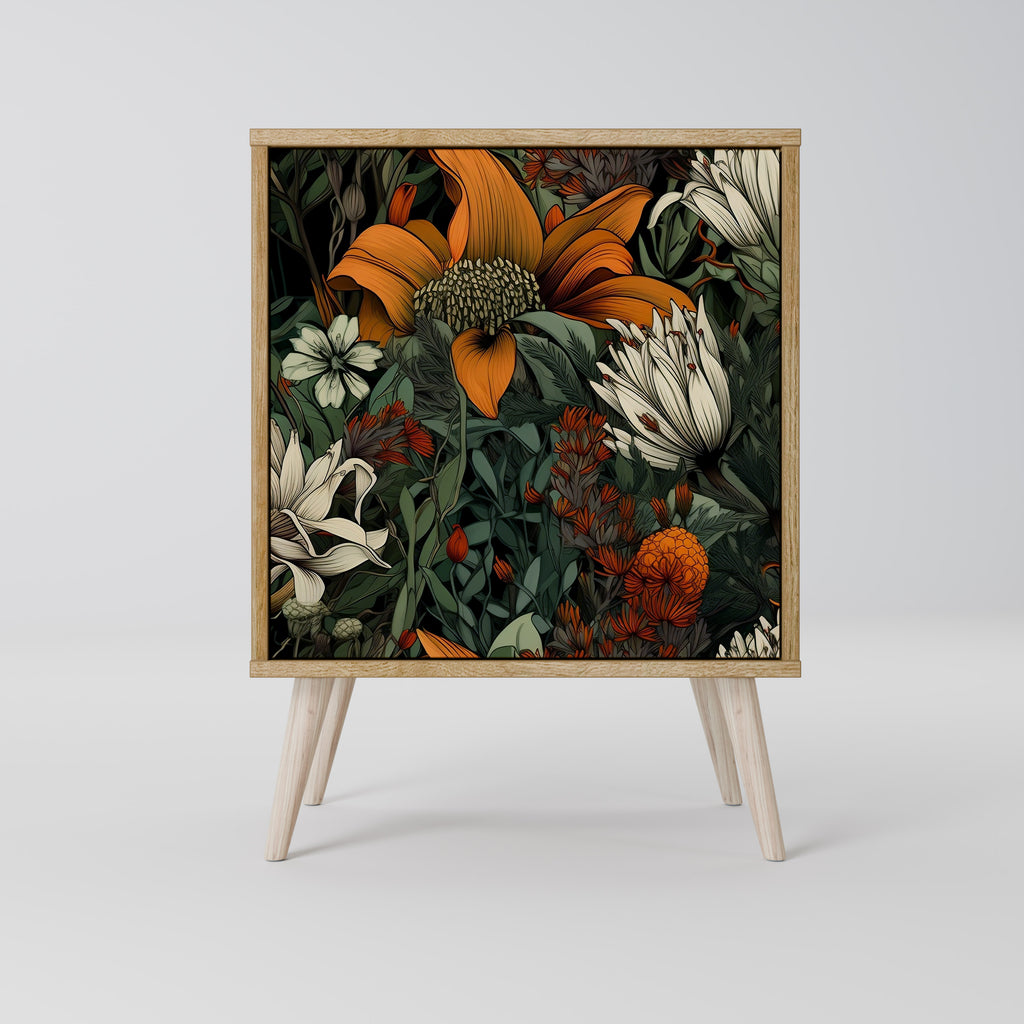 MIDNIGHT SPROUT skänk med 1 dörr