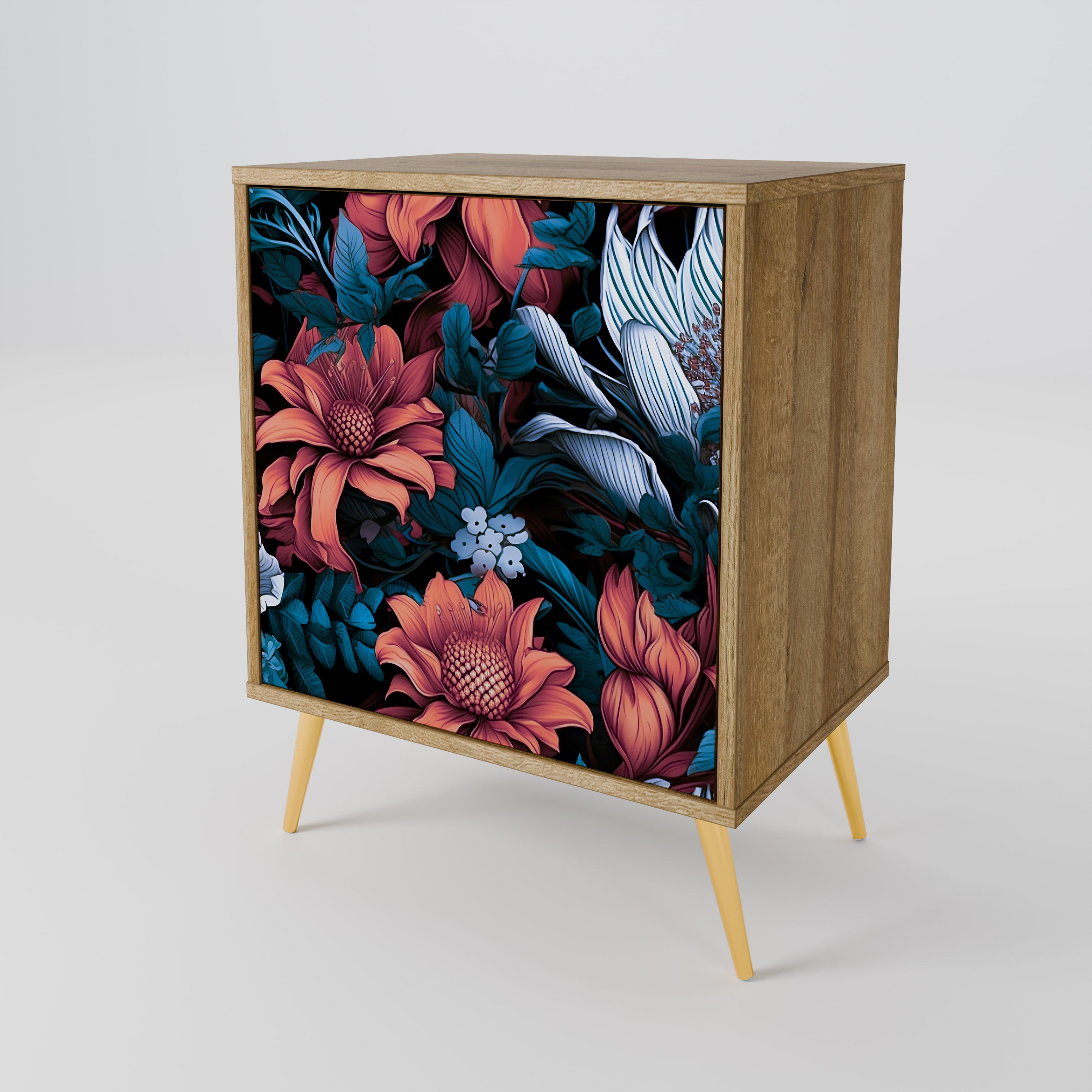 ETHEREAL BLOSSOMS 1-Door Sideboard