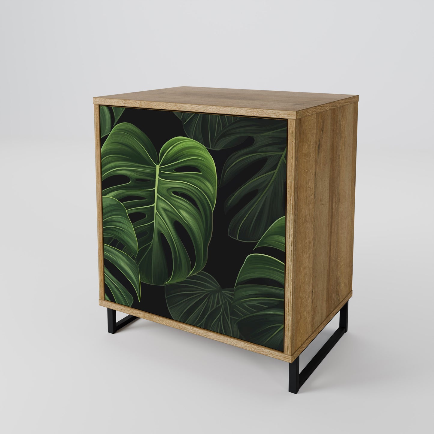 INFINITE MONSTERA Skänk med en dörr