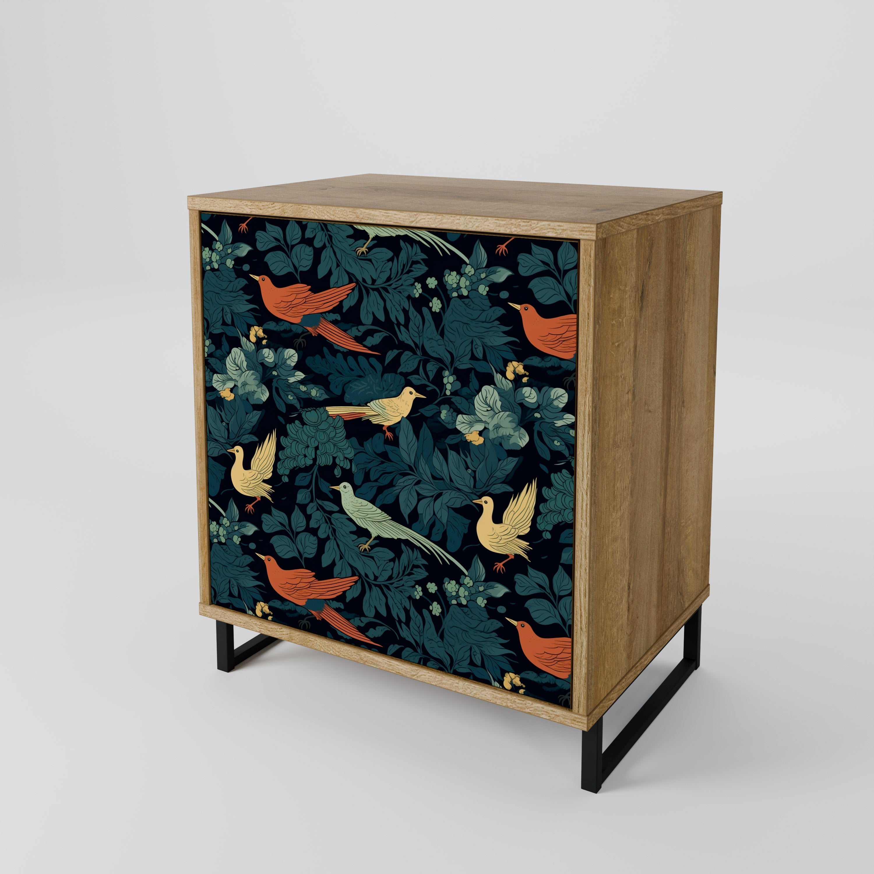 FOWL ORNAMENT 1-Door Sideboard