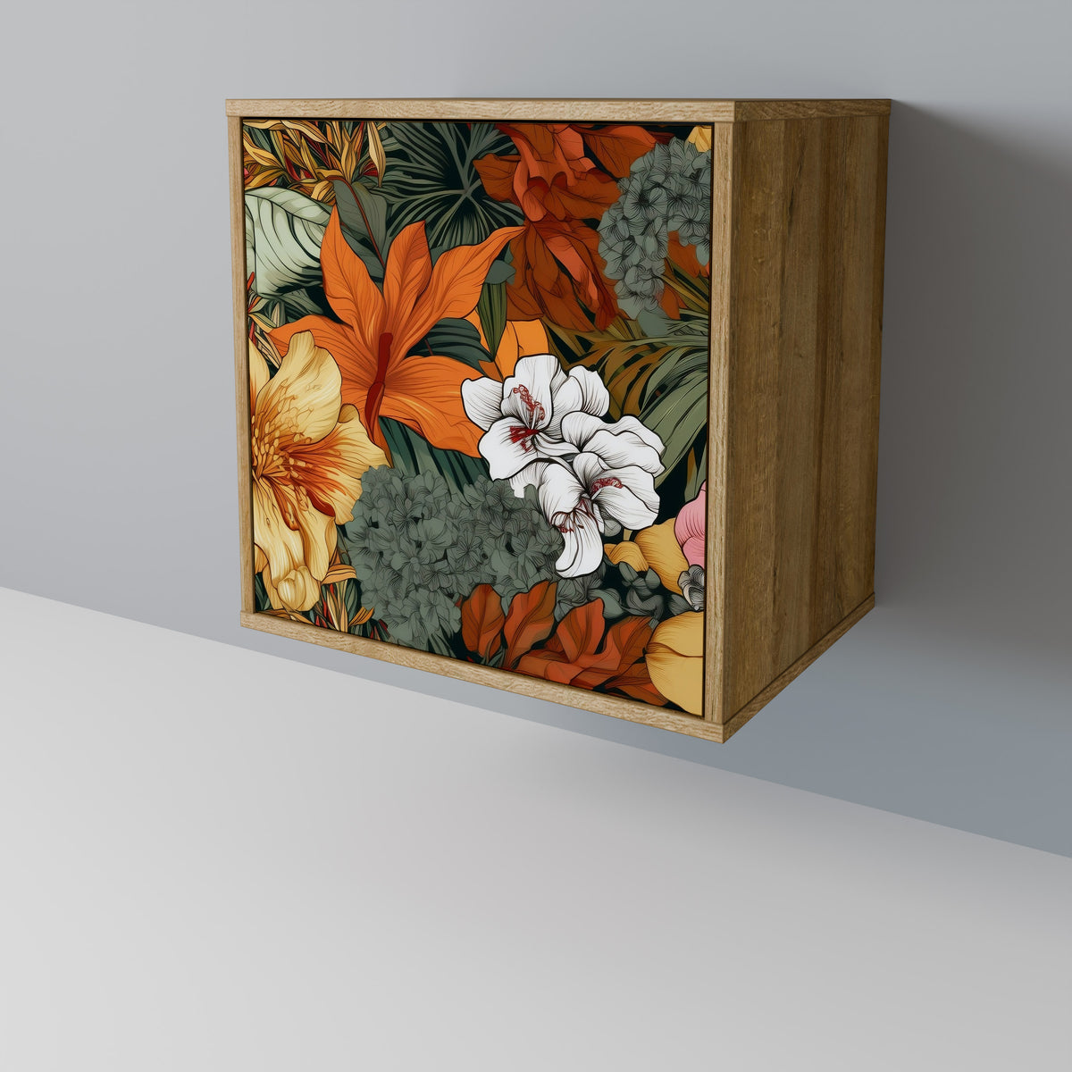 RADIANT FLORA Skänk med en dörr