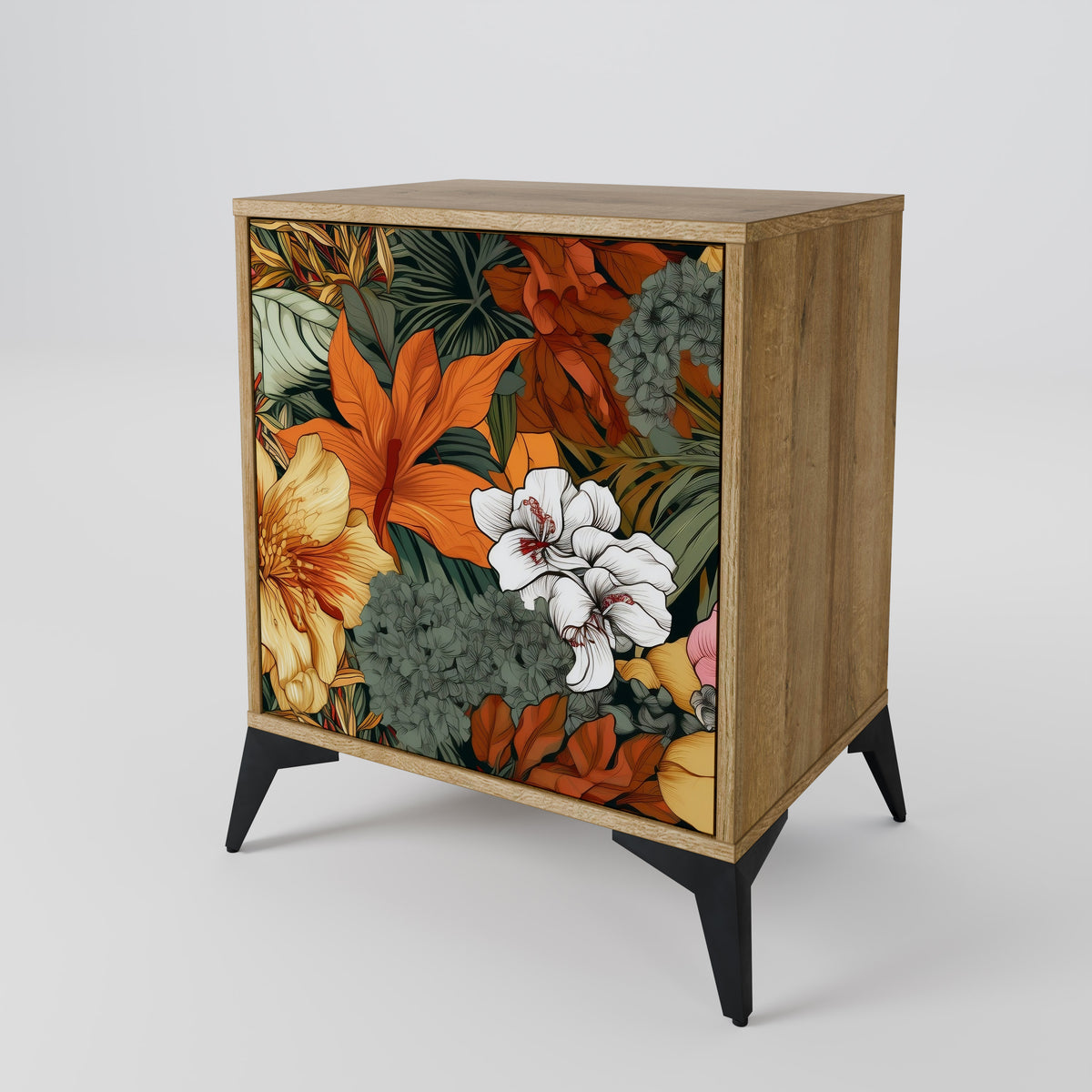RADIANT FLORA Skänk med en dörr