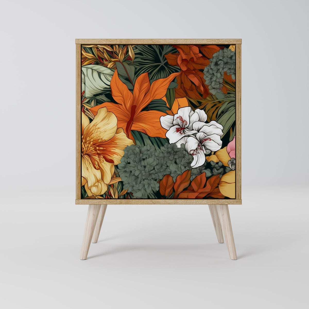RADIANT FLORA Skänk med en dörr
