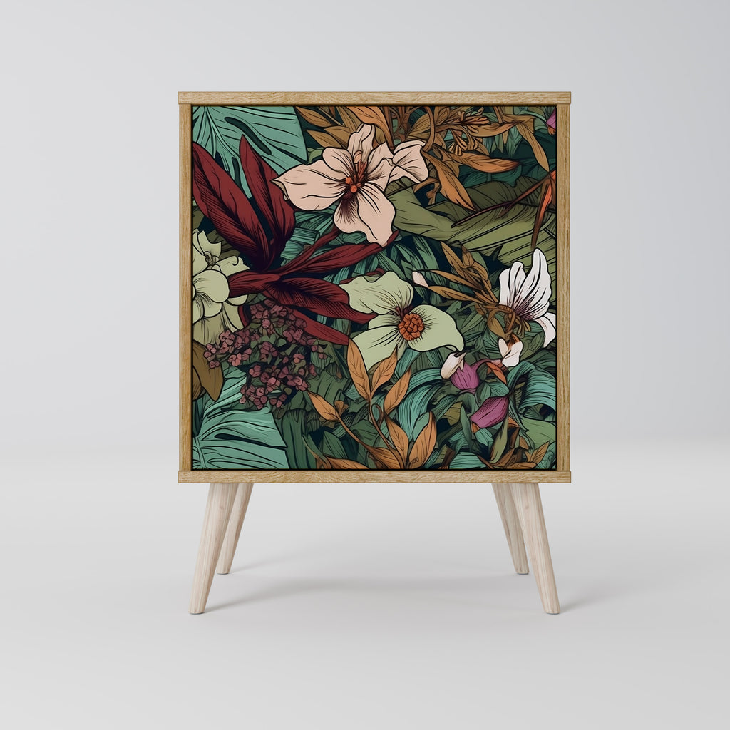 BOTANICAL EMERGENCE 1-Door Sideboard