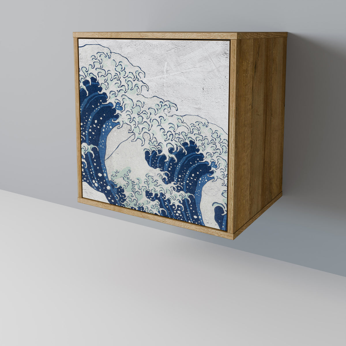 THE GREAT WAVE AT KANAGAWA Skänk med en dörr