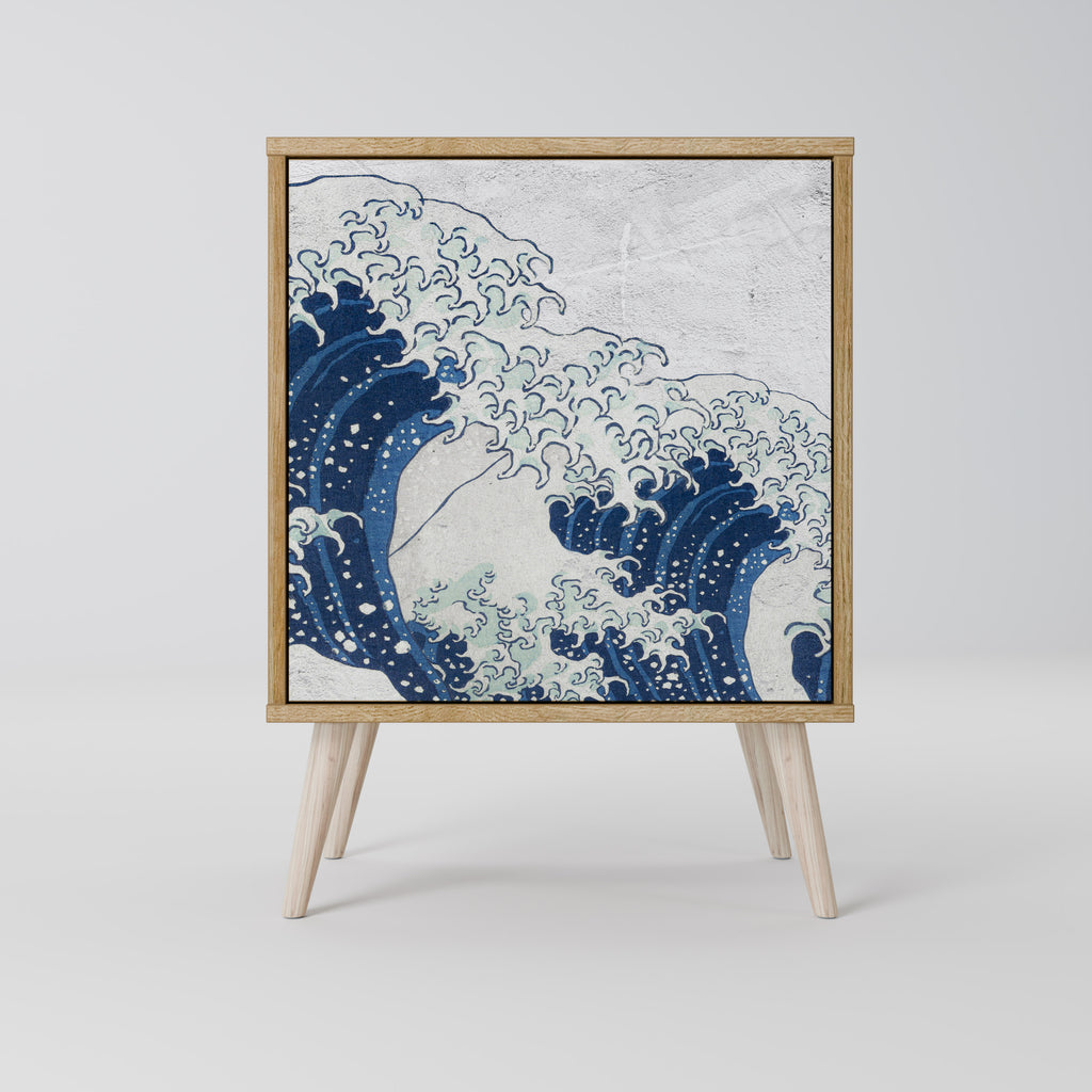 THE GREAT WAVE AT KANAGAWA Skänk med en dörr
