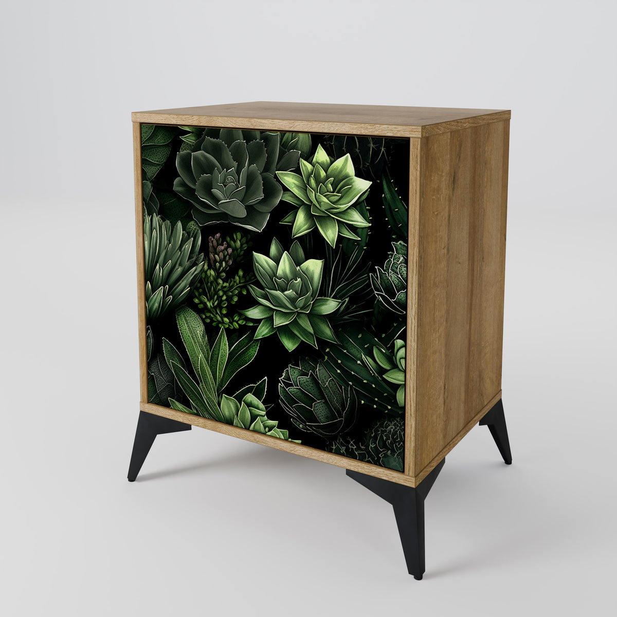 SUCCULENT JUNGLE Skänk med en dörr