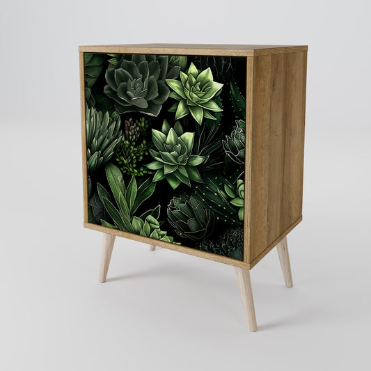 SUCCULENT JUNGLE Skänk med en dörr