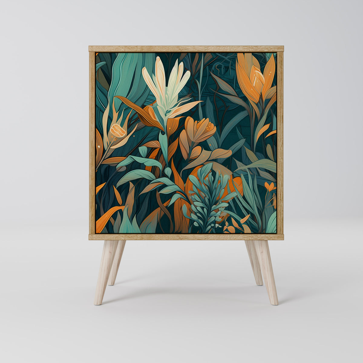 FLORAL SERENITY Skänk med en dörr