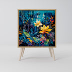 MIDNIGHT BLOSSOM 1-Door Sideboard