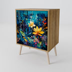 MIDNIGHT BLOSSOM 1-Door Sideboard
