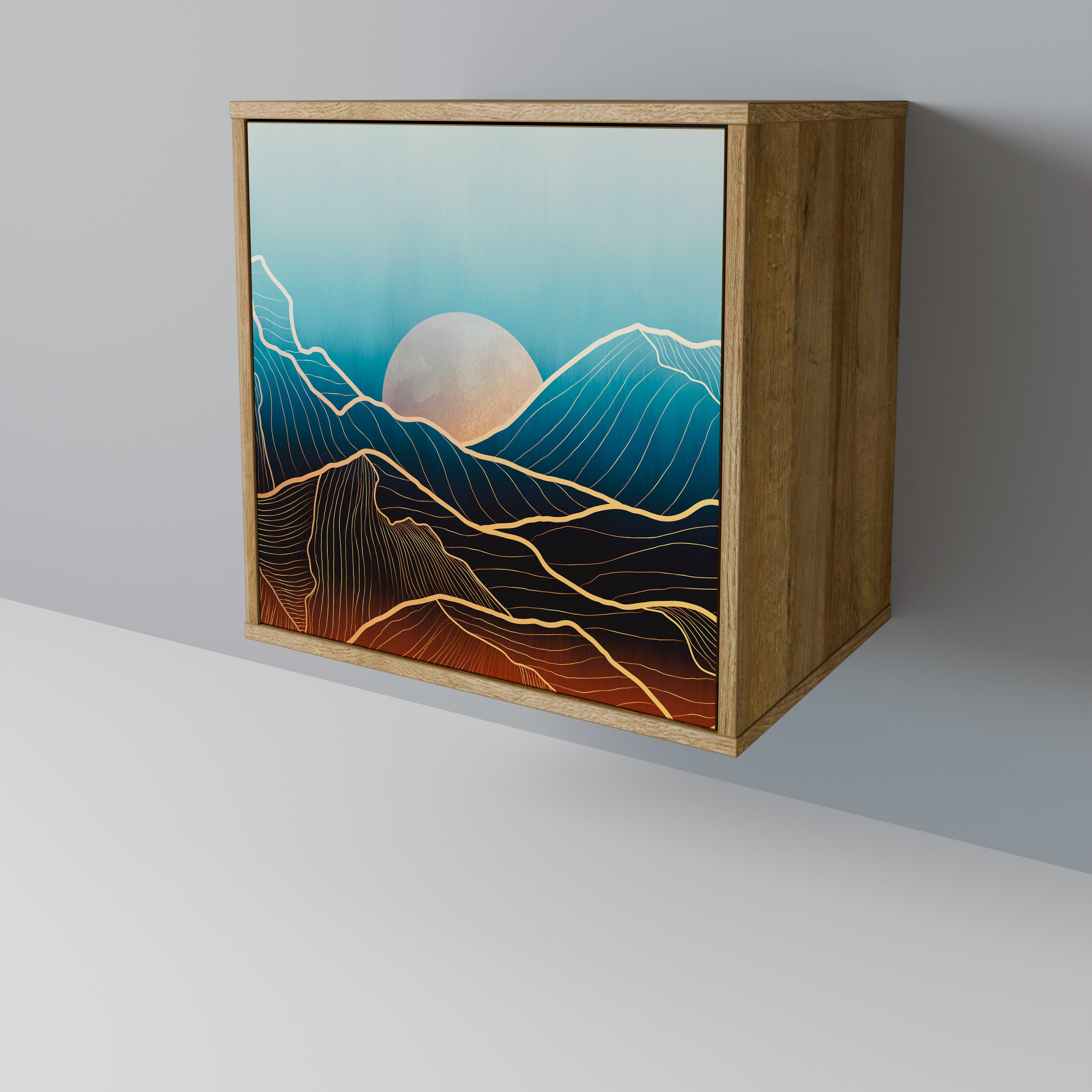 LUNAR SECRETS Skänk med 1 dörr