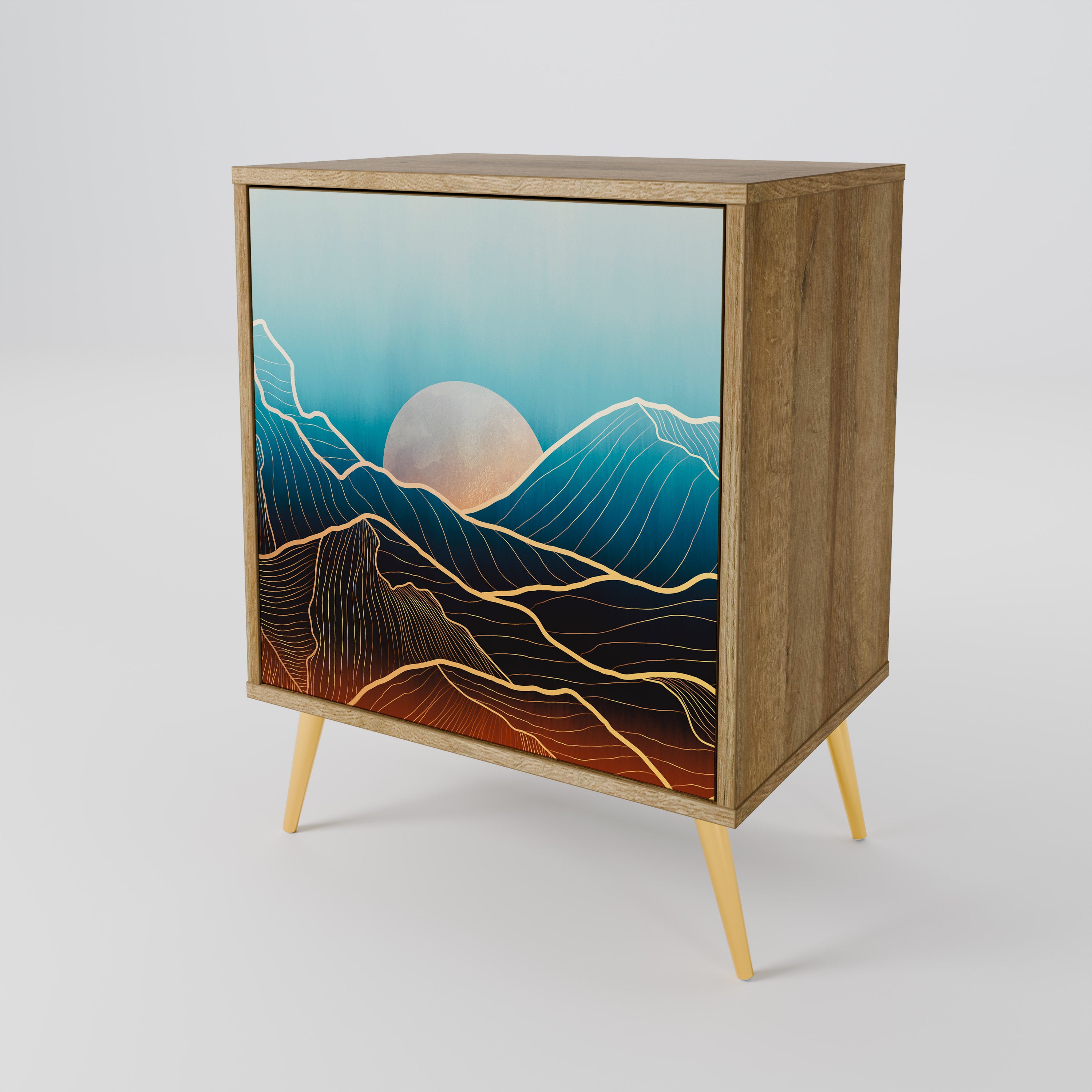 LUNAR SECRETS Skänk med 1 dörr