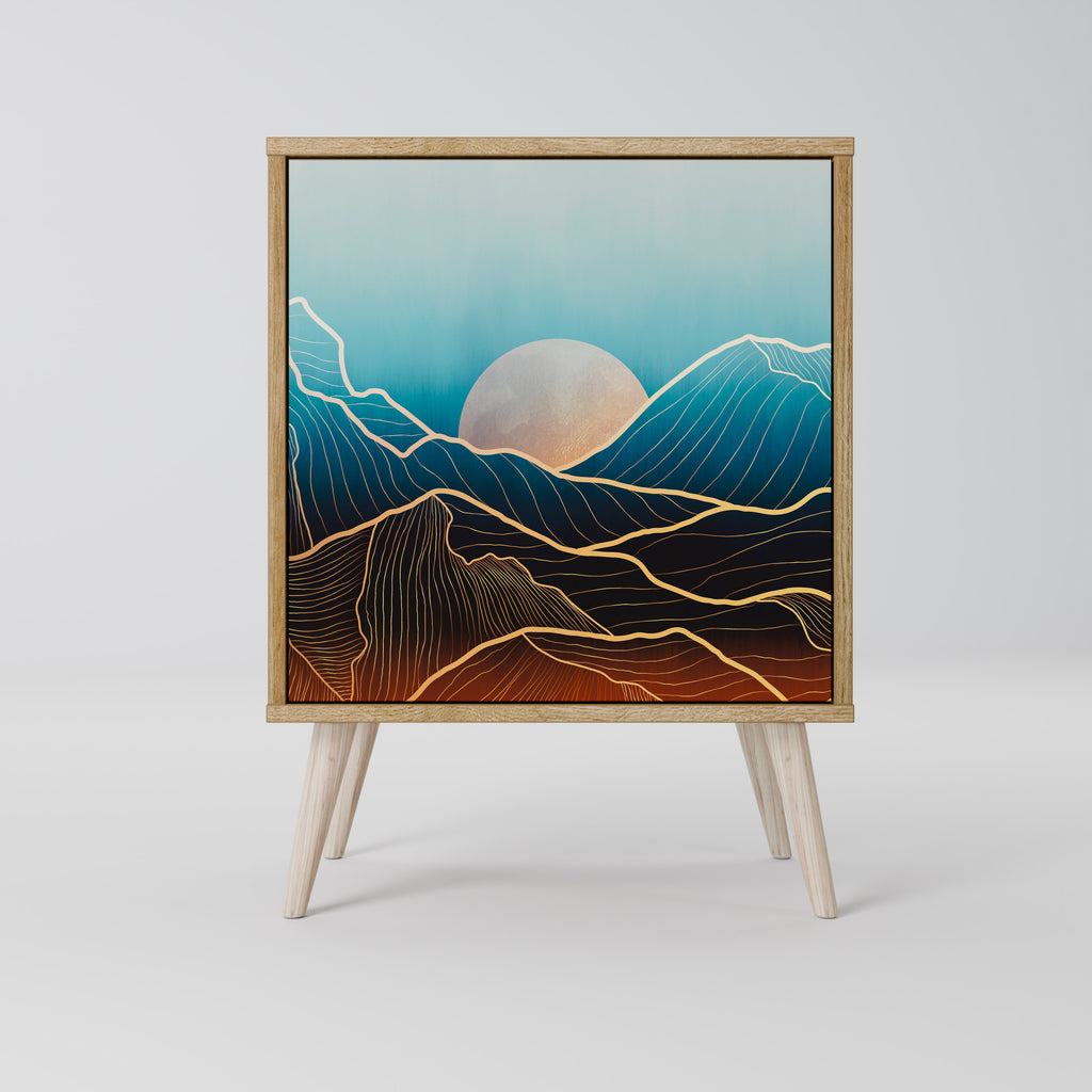 LUNAR SECRETS 1-Door Sideboard