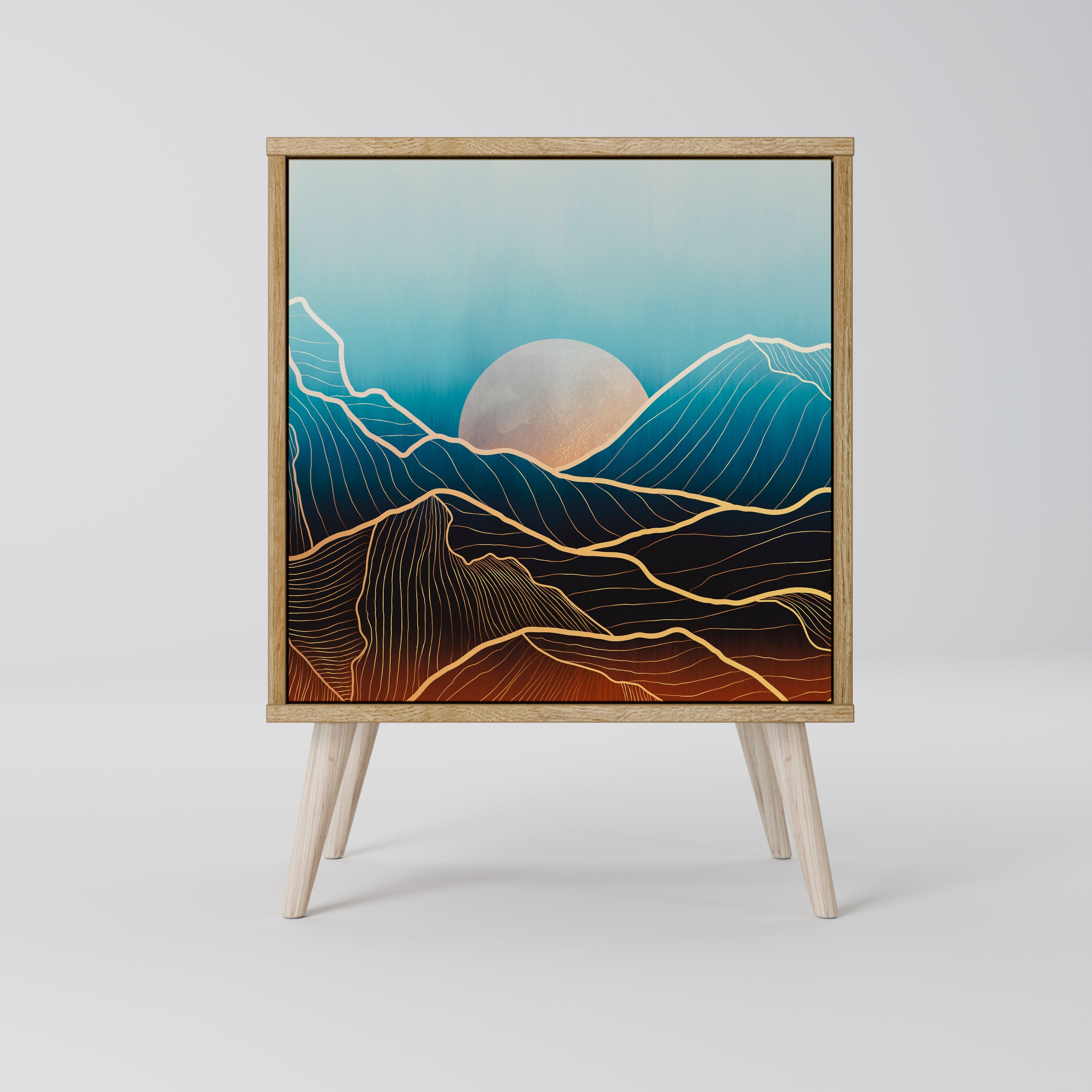 LUNAR SECRETS Skänk med 1 dörr