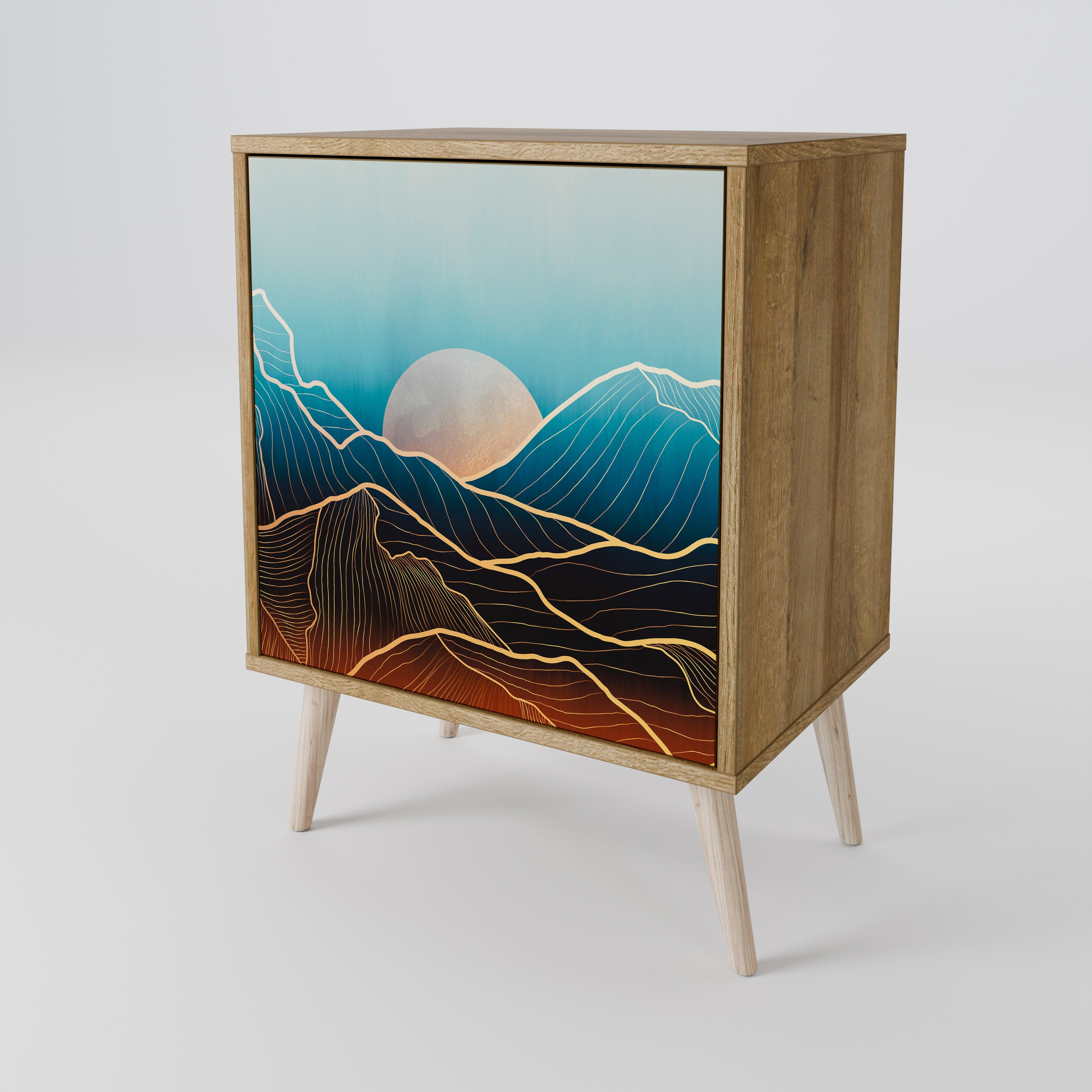 LUNAR SECRETS Skänk med 1 dörr