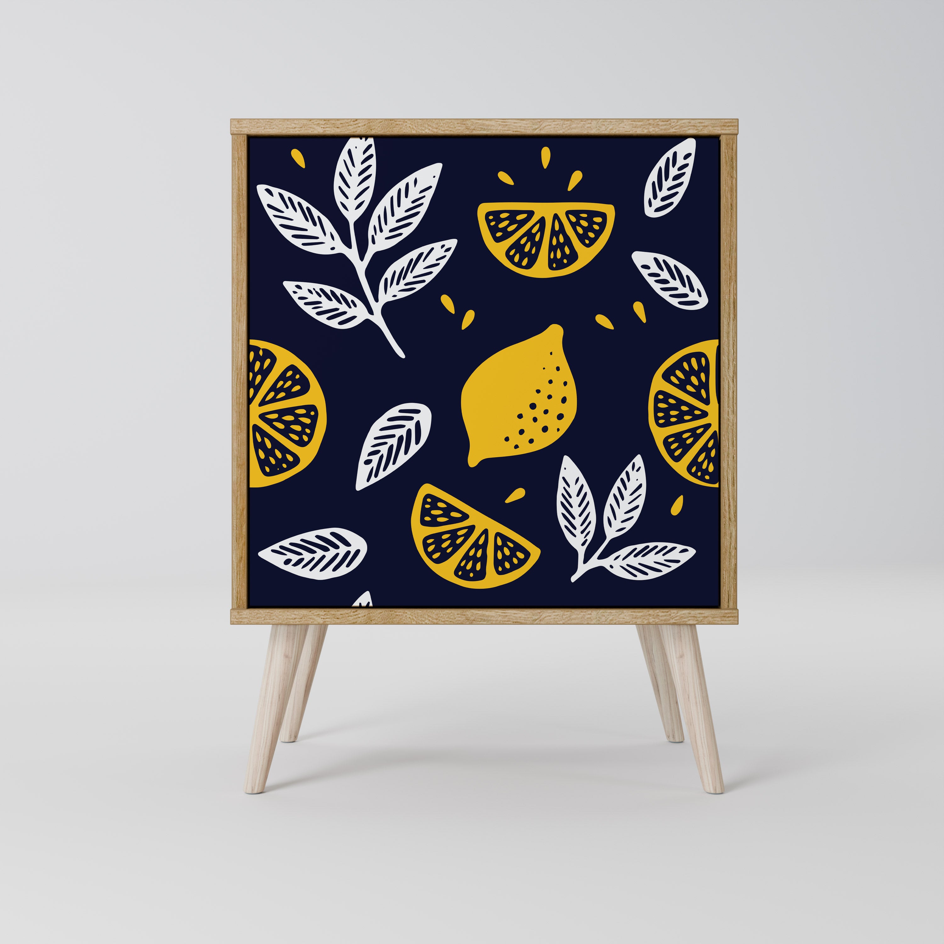 CITRUS SVART OCH VITT 1-dörrs skänk