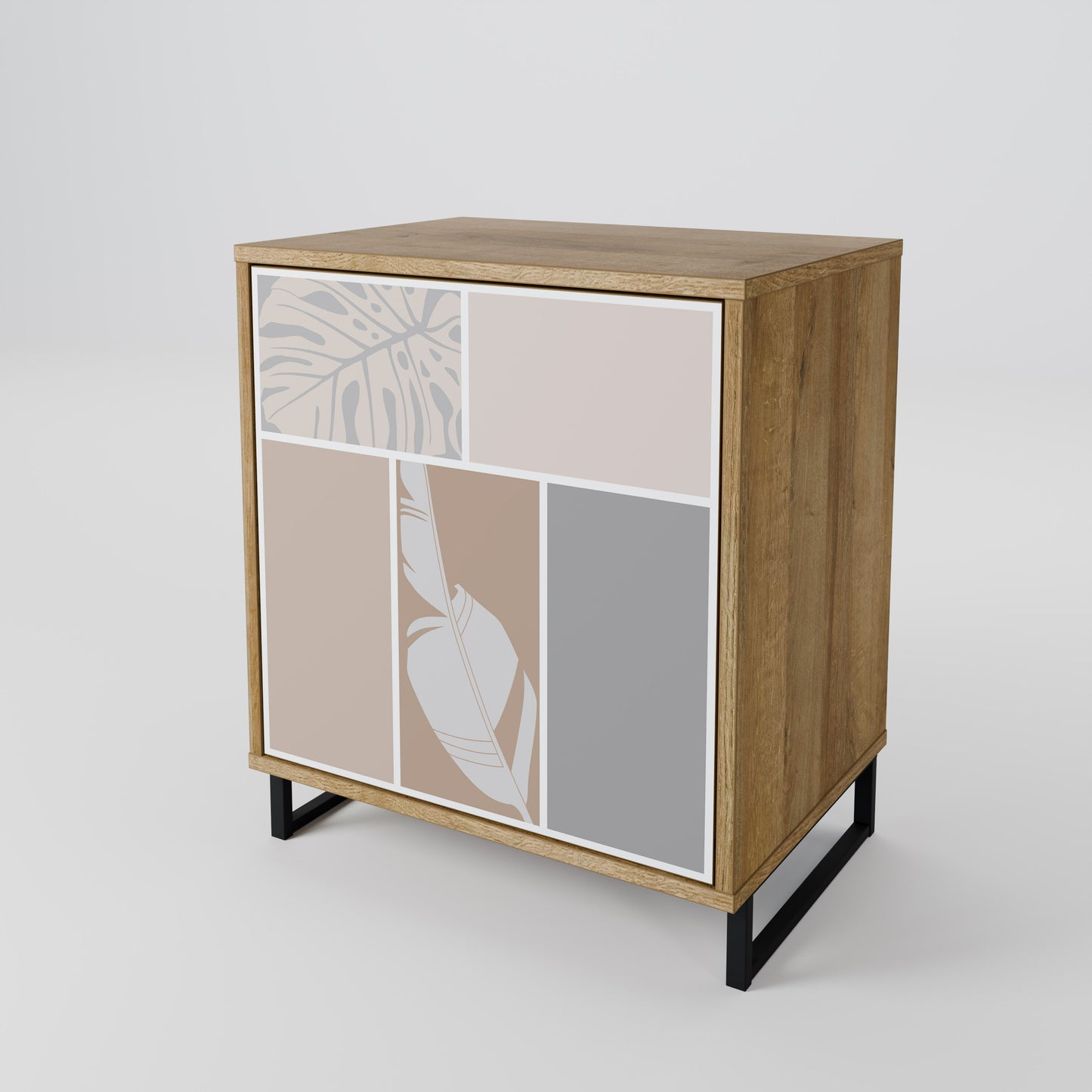 TROPICAL SHAPES Skänk med en dörr