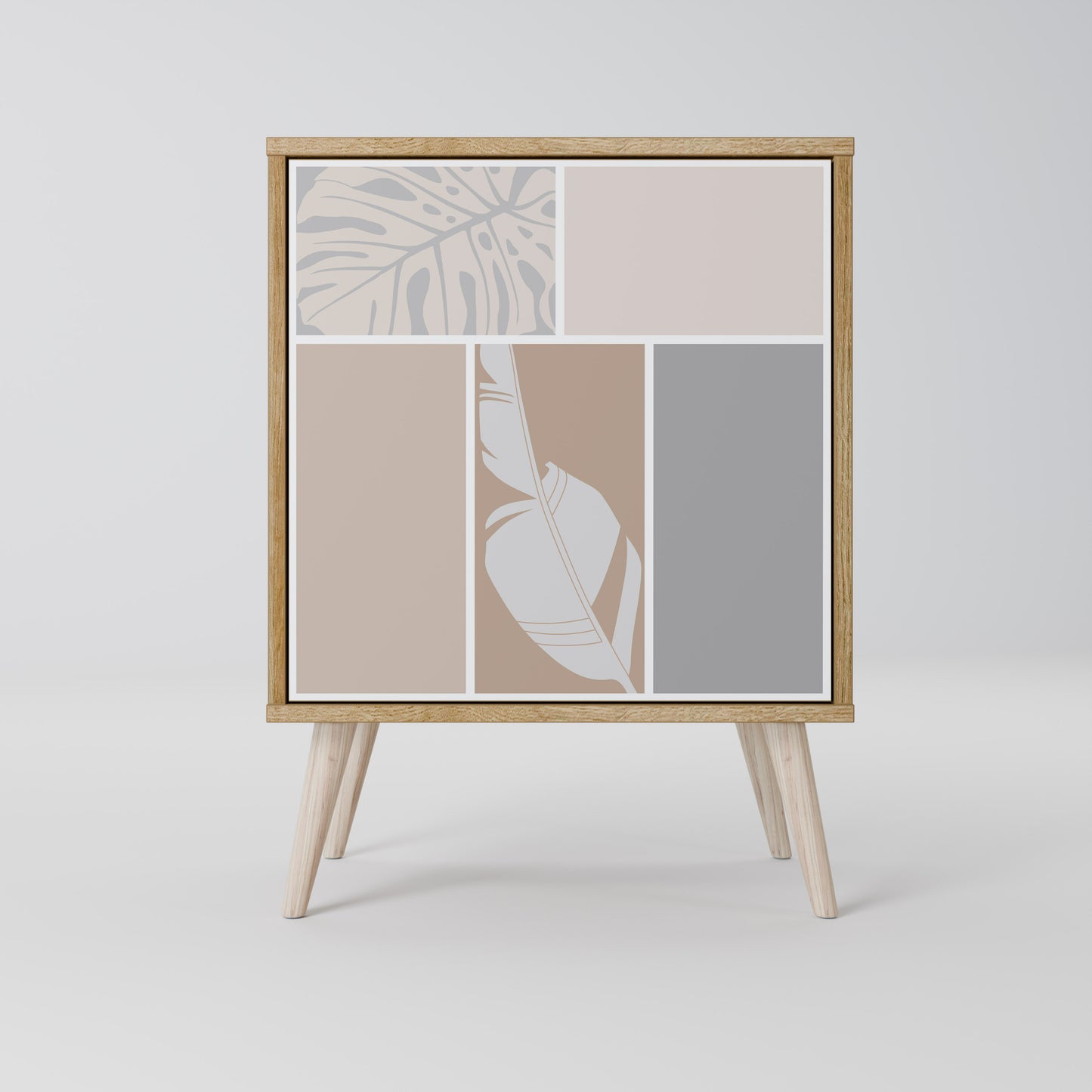 TROPICAL SHAPES Skänk med en dörr