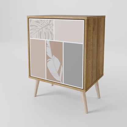 TROPICAL SHAPES Skänk med en dörr