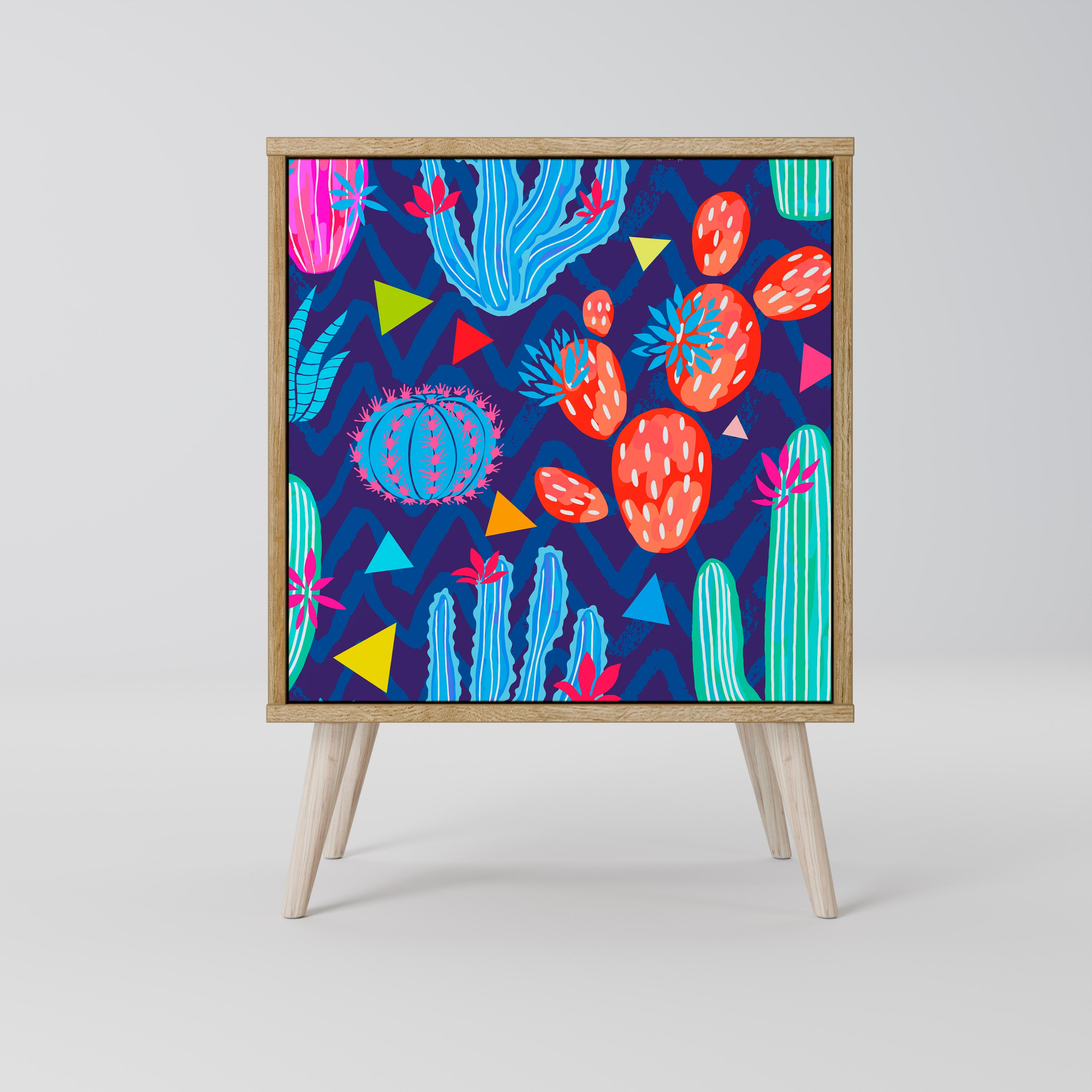 CACTUS VIBES skänk med 1 dörr