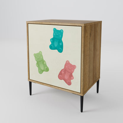 GUMMY BEARS Skänk med en dörr