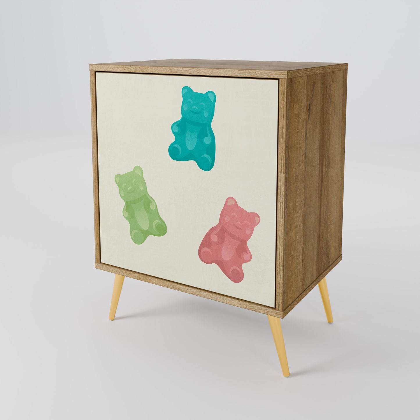 GUMMY BEARS Skänk med en dörr